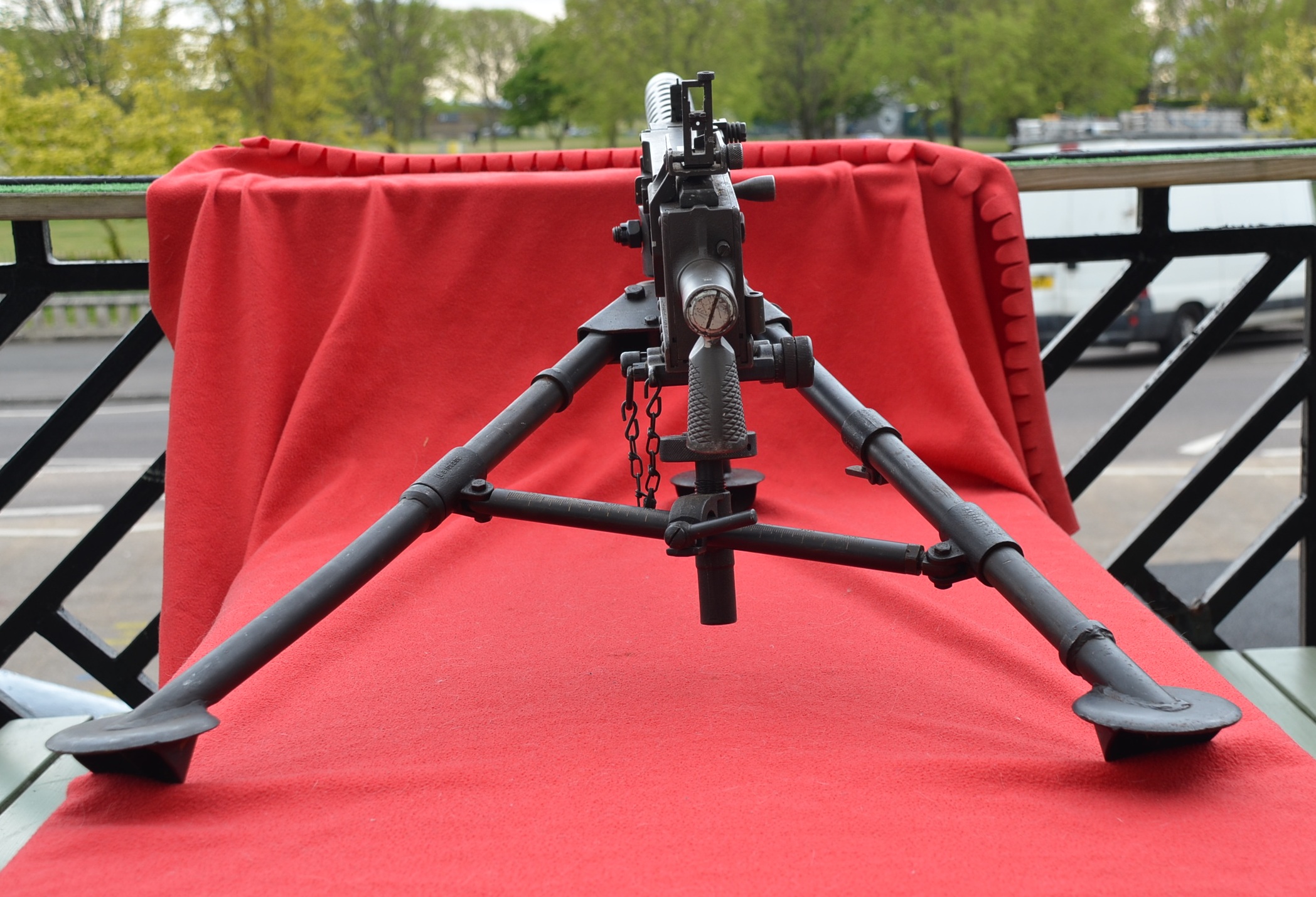 WW2 Browning .30 Cal M1919A4 Macine Gun On 1942 Original Tripod - Image 6