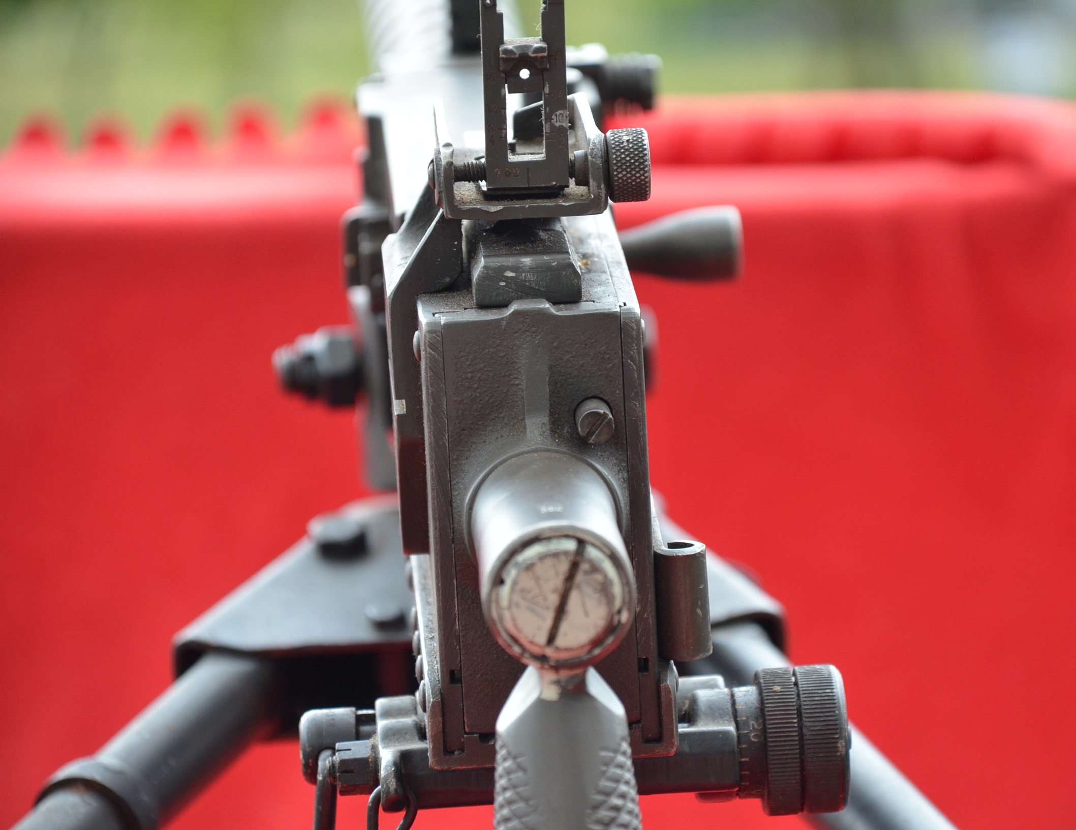 WW2 Browning .30 Cal M1919A4 Macine Gun On 1942 Original Tripod - Image 8