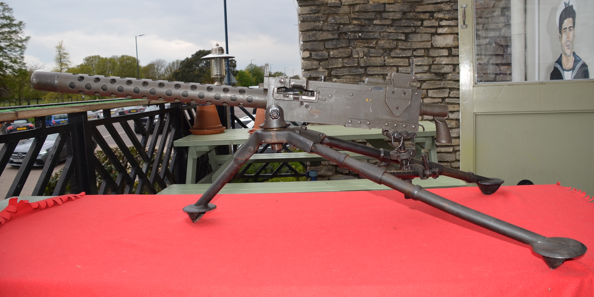 WW2 Browning .30 Cal M1919A4 Macine Gun On 1942 Original Tripod - Image 12