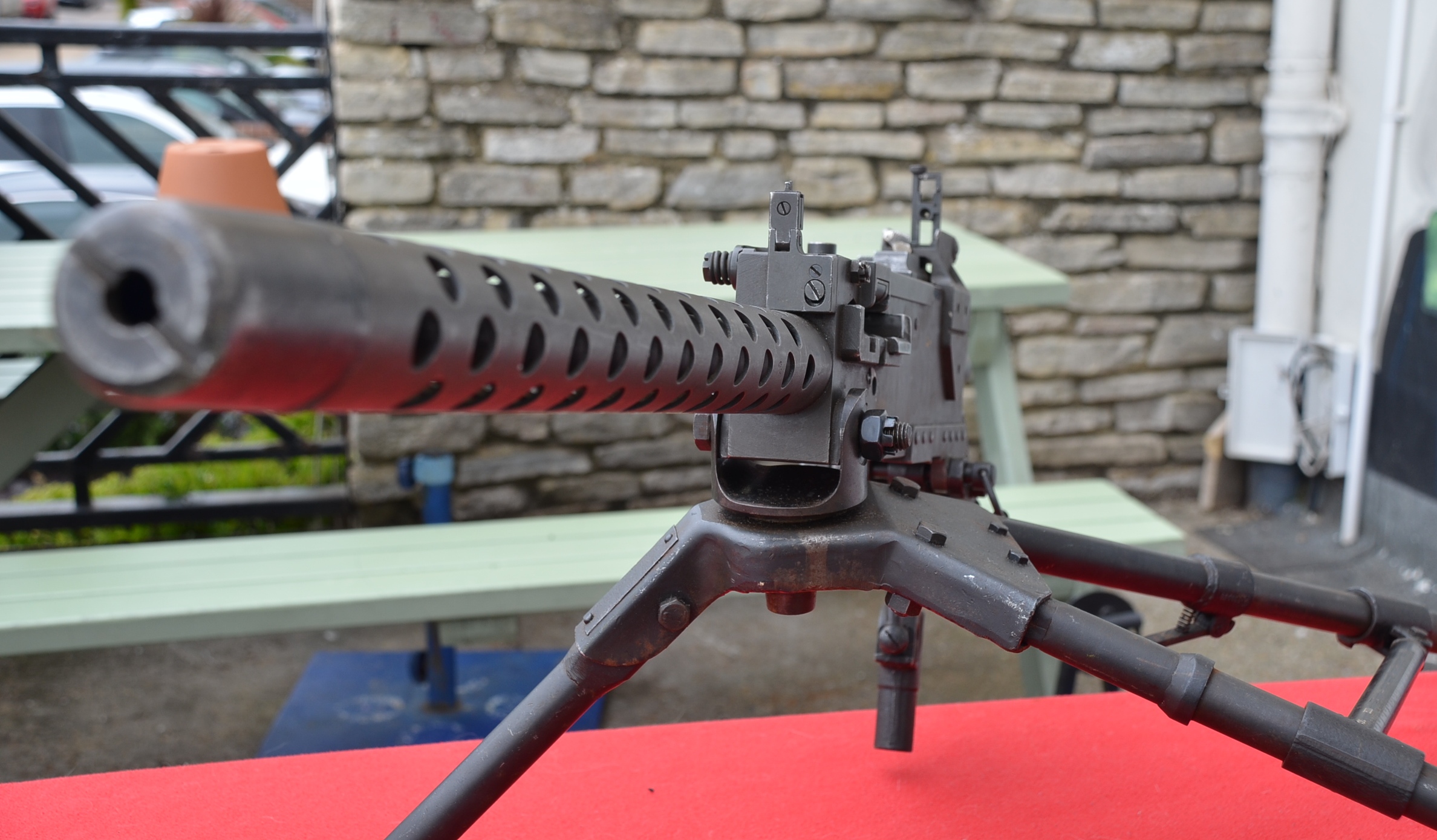 WW2 Browning .30 Cal M1919A4 Macine Gun On 1942 Original Tripod - Image 14