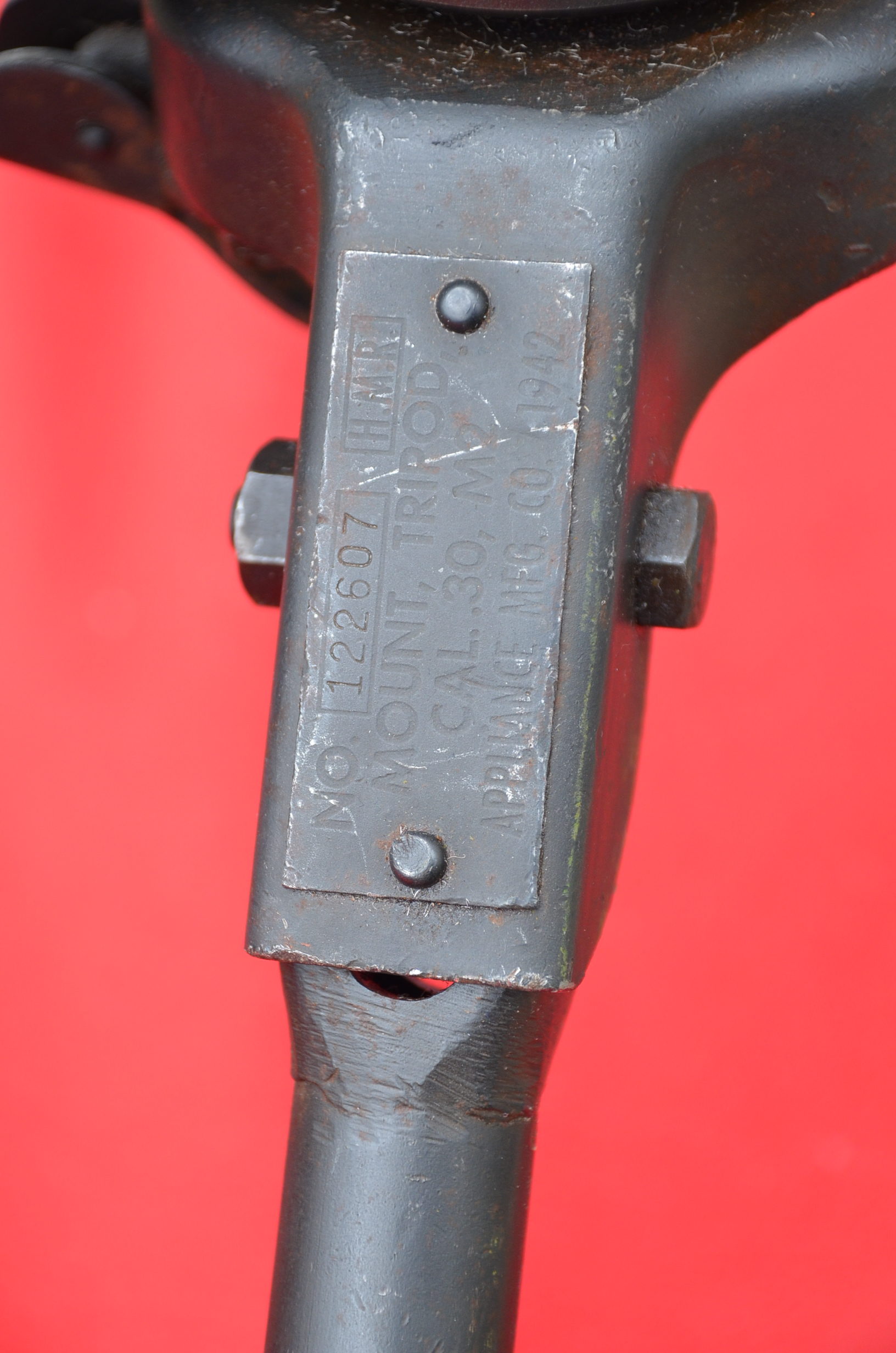 WW2 Browning .30 Cal M1919A4 Macine Gun On 1942 Original Tripod - Image 16