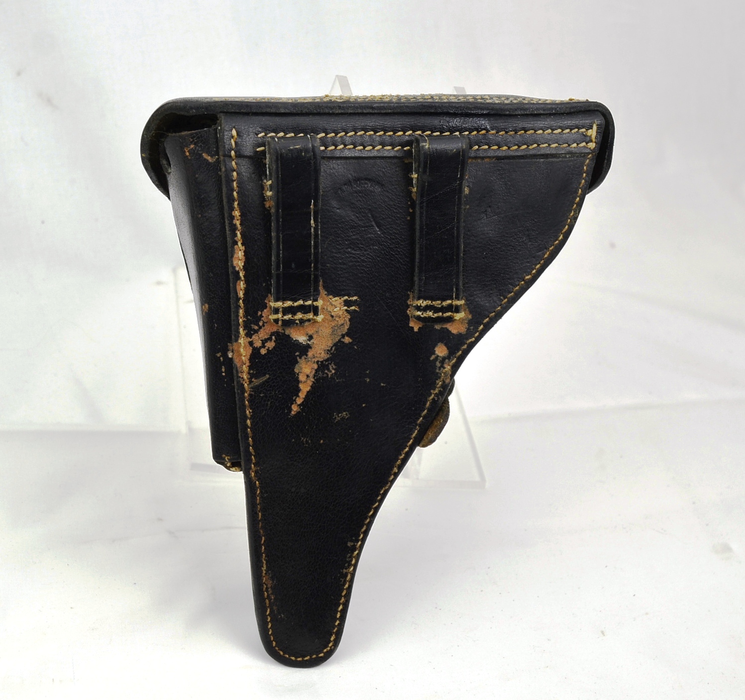 WW2 Nazi P08 Luger Black Holster - Image 3