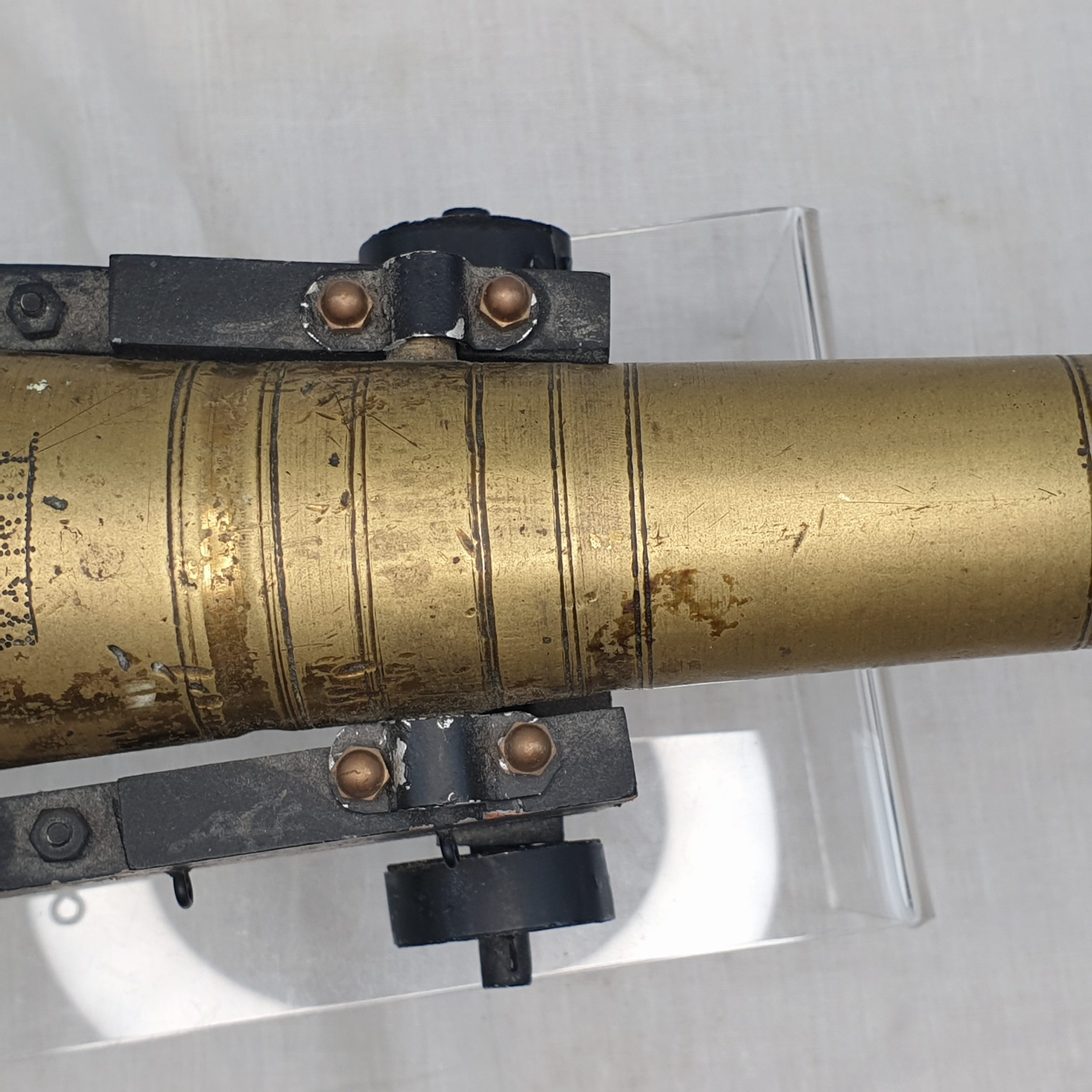 Georgian Bronze Signalling Cannon On Truck - Image 25