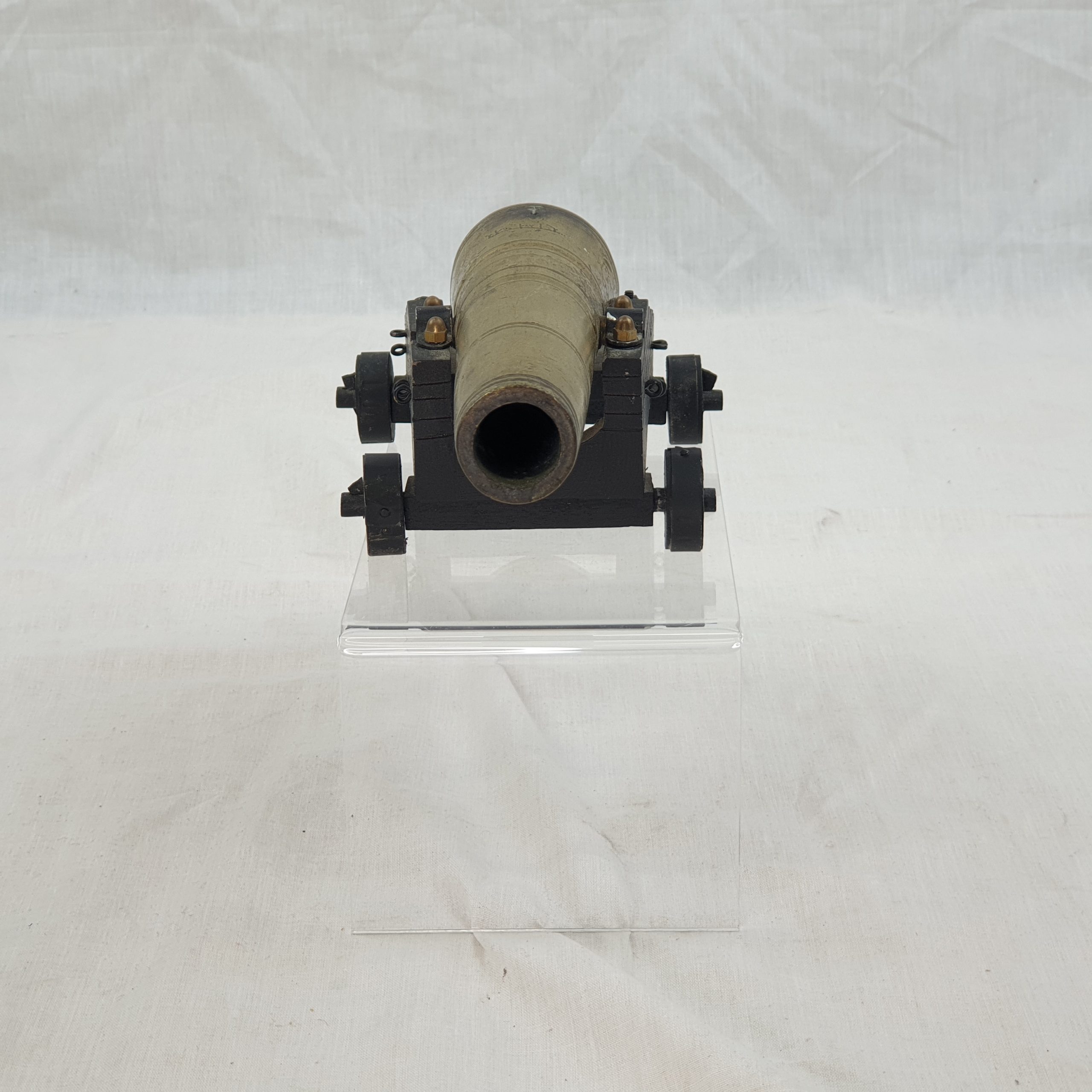Georgian Bronze Signalling Cannon On Truck - Image 18