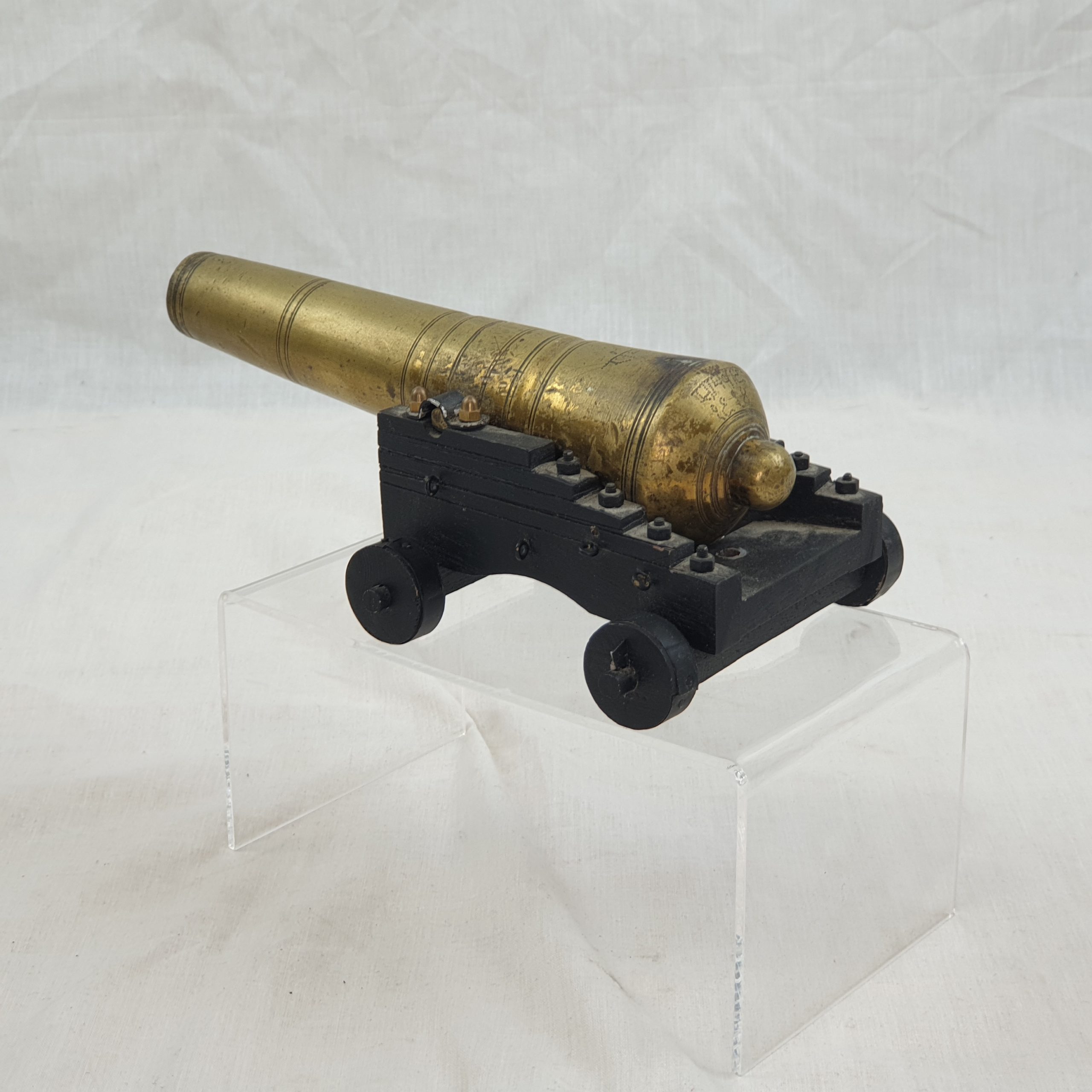 Georgian Bronze Signalling Cannon On Truck - Image 4