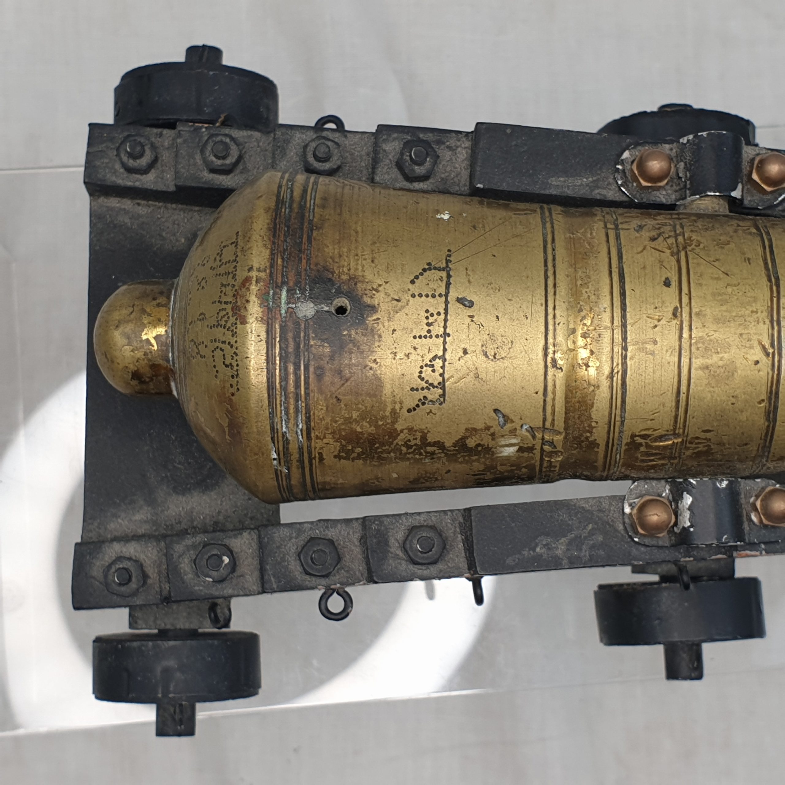 Georgian Bronze Signalling Cannon On Truck - Image 21