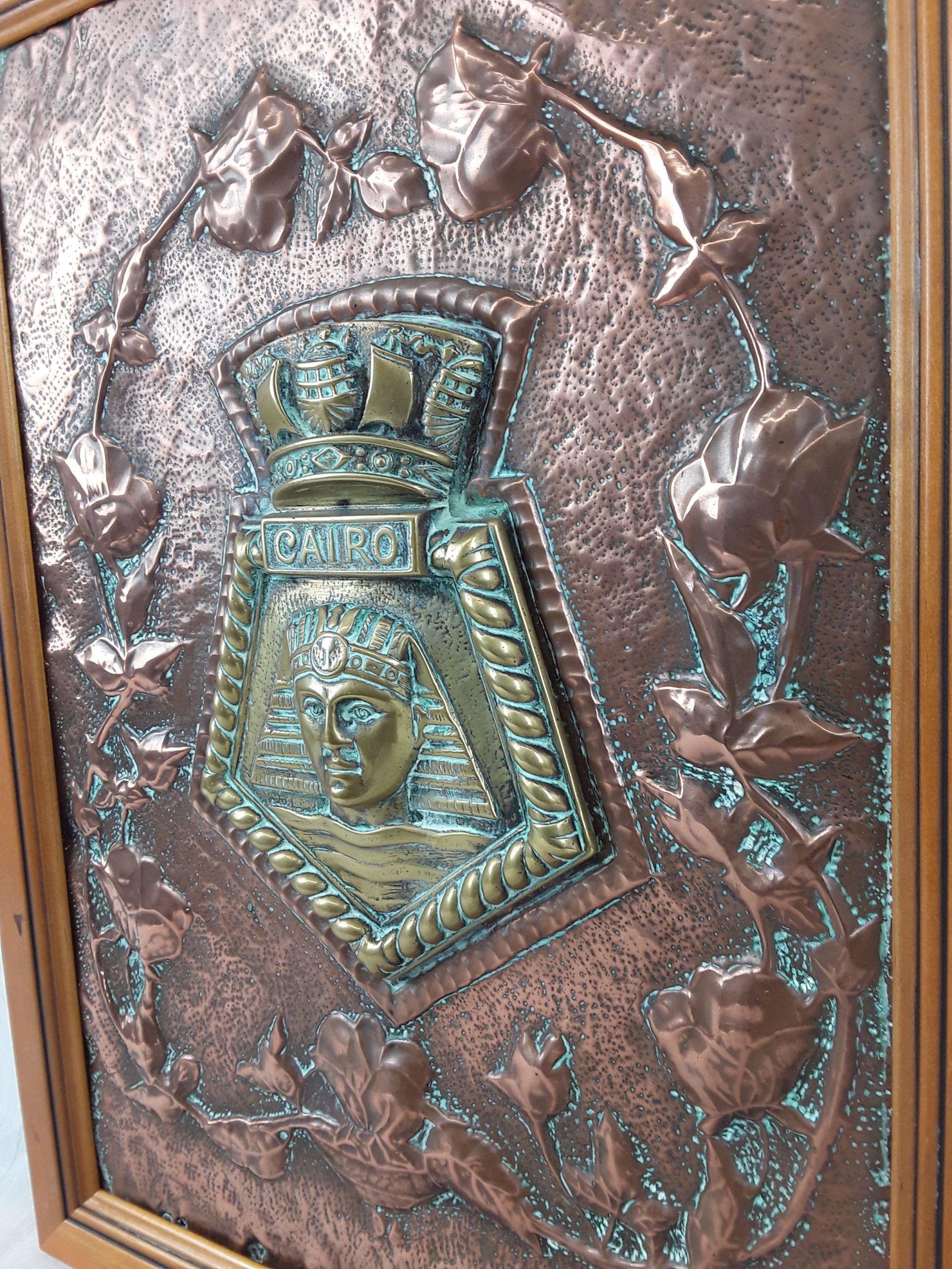 HMS Cairo 1919 C Class Light Cruiser Boat Badge And Photograph - Image 4