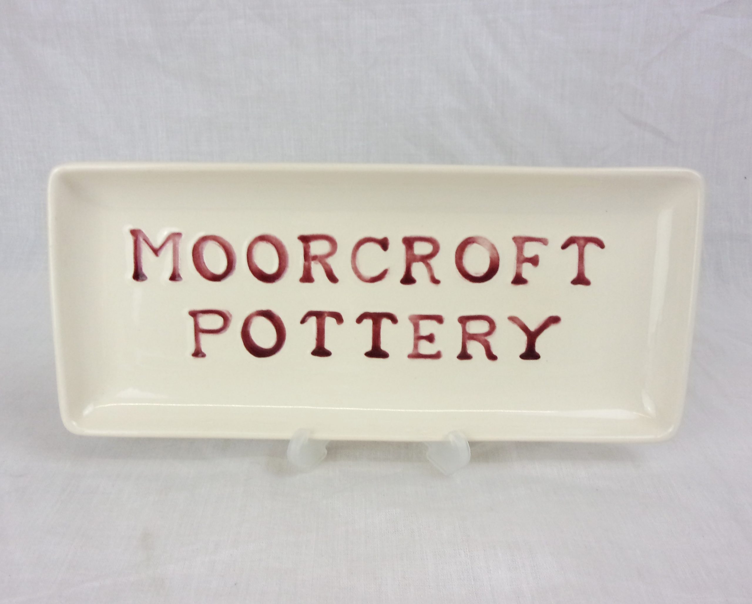 Moorcroft Pottery Advertising Tray