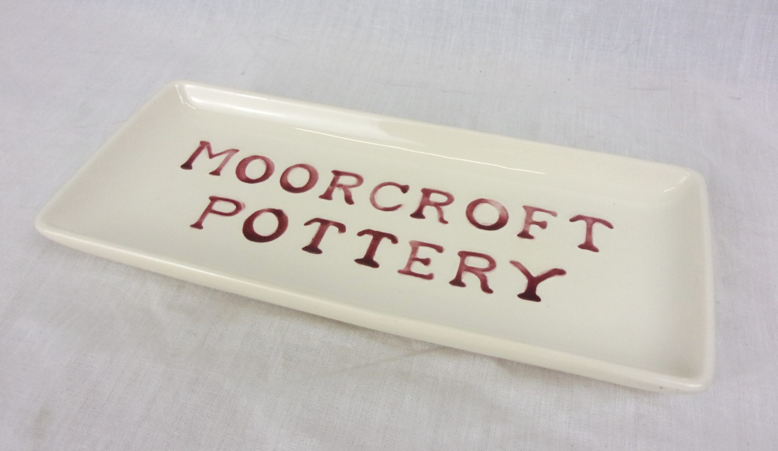 Moorcroft Pottery Advertising Tray - Image 2