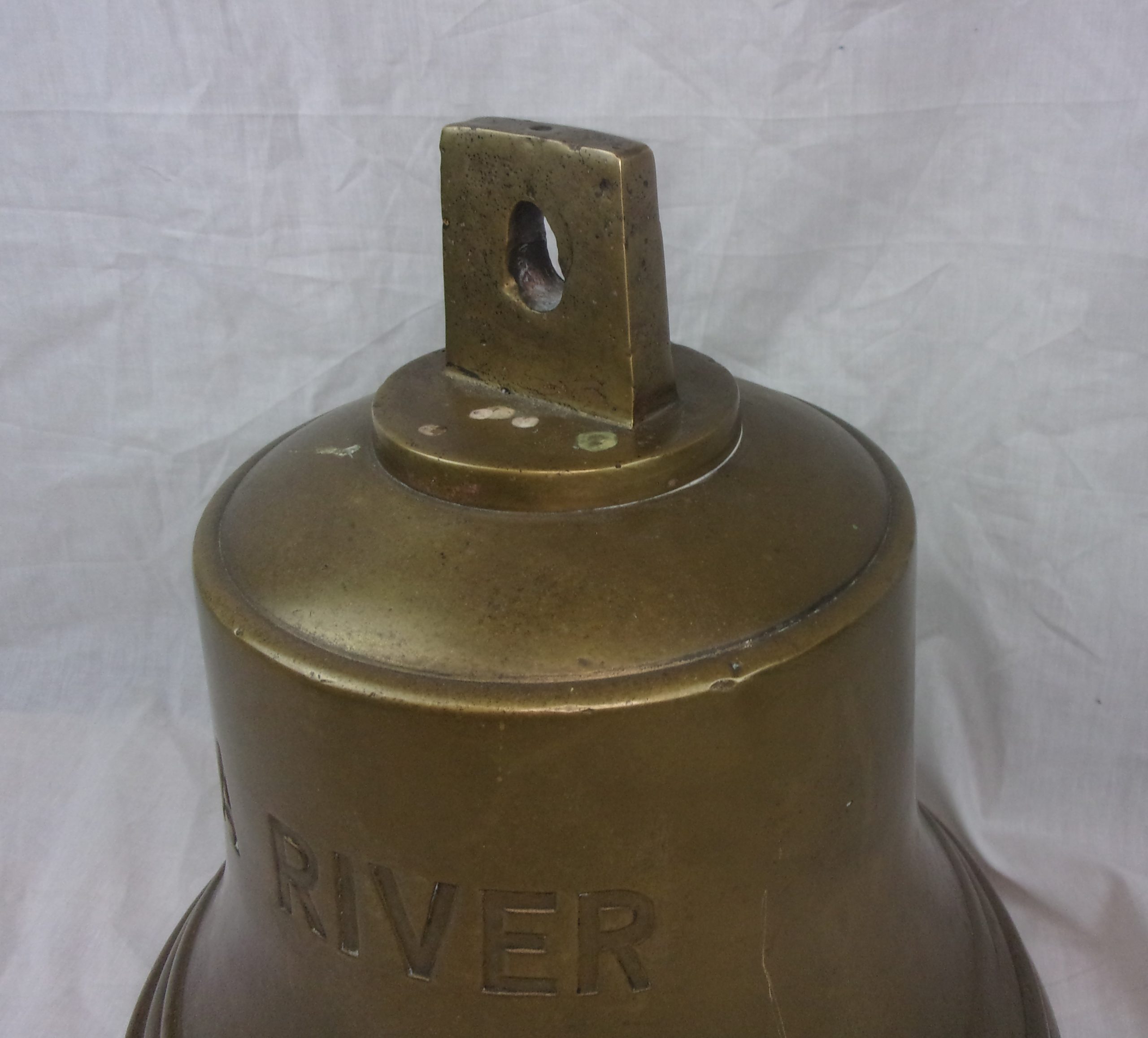 Original Large Bronze Bell From The Black Star Line Cargo Ship Bia River c1965 - Image 15