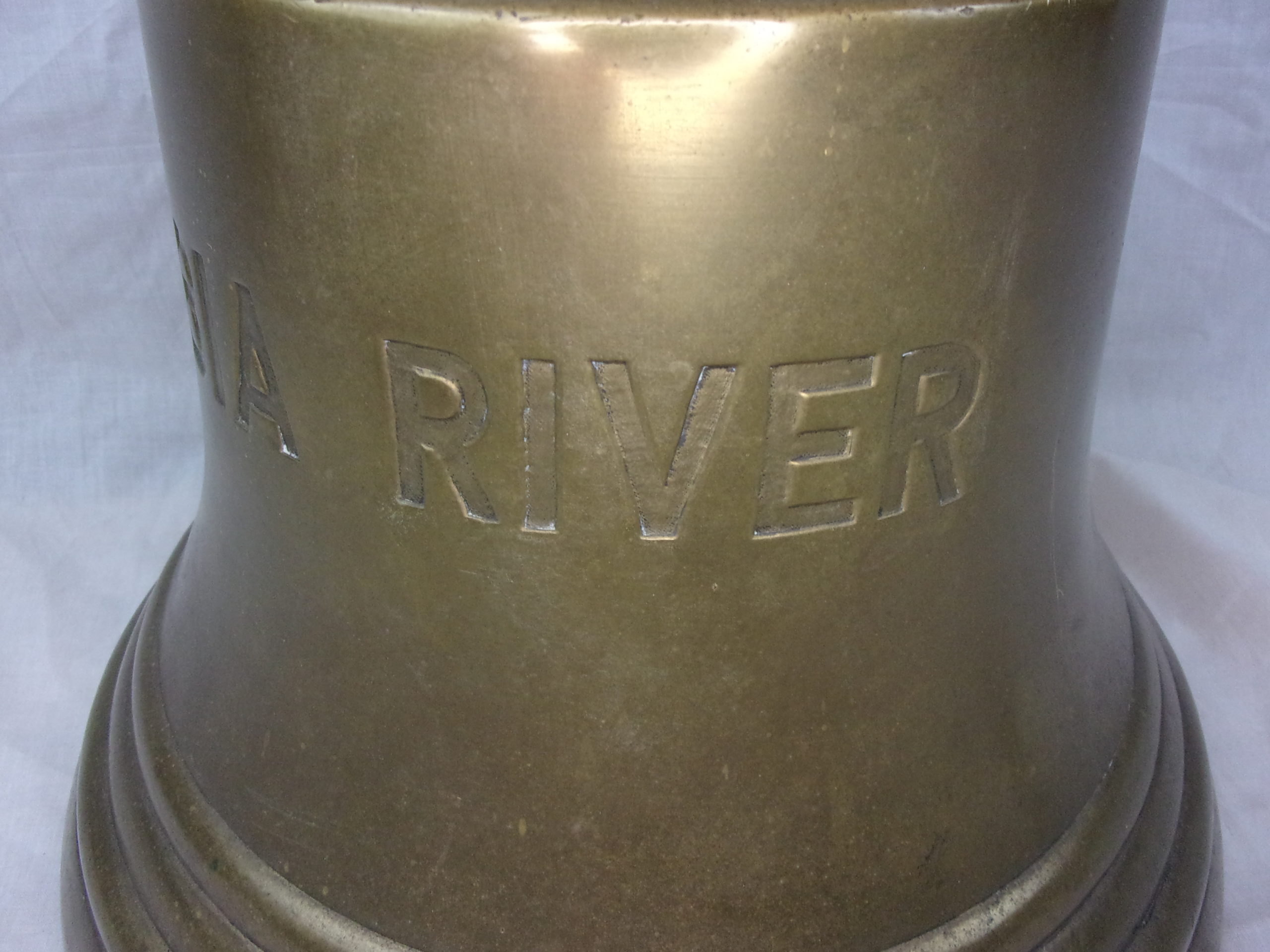 Original Large Bronze Bell From The Black Star Line Cargo Ship Bia River c1965 - Image 16