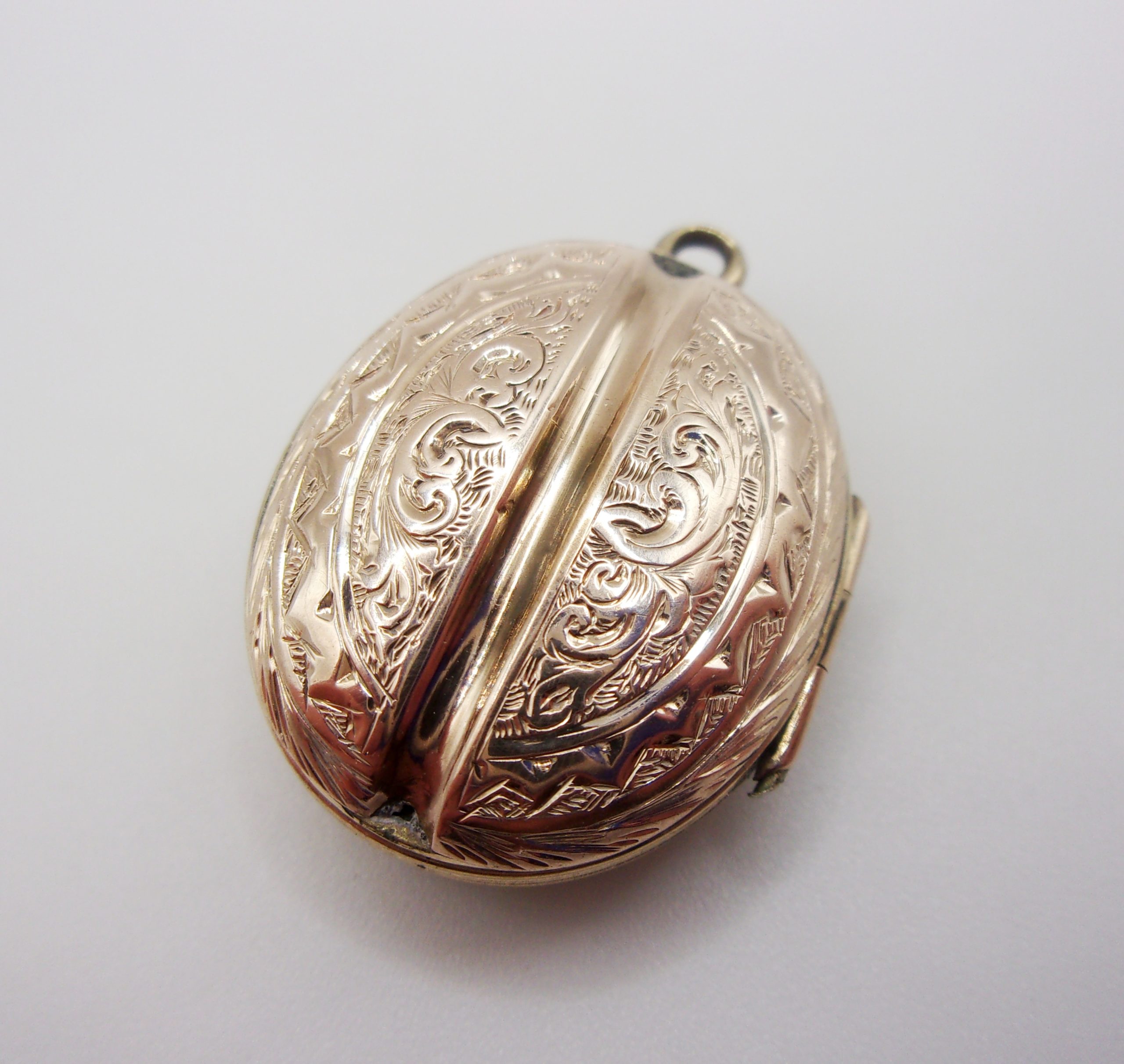 9ct Rose Gold Locket Pendant - Image 4