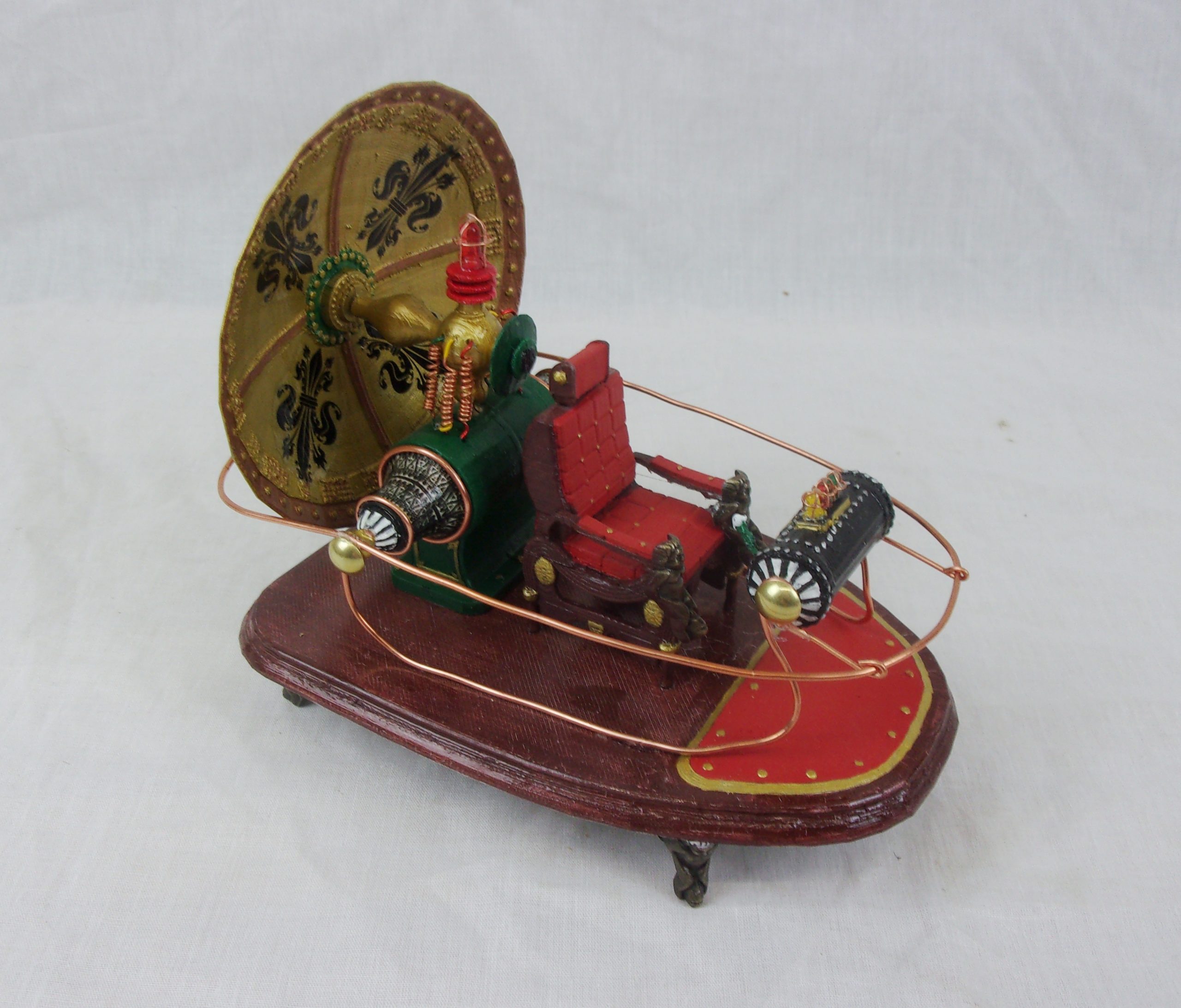 Hand-Painted And 3 D Printed Model Of H.G. Wells Time Machine From The 1960 Film - Image 2