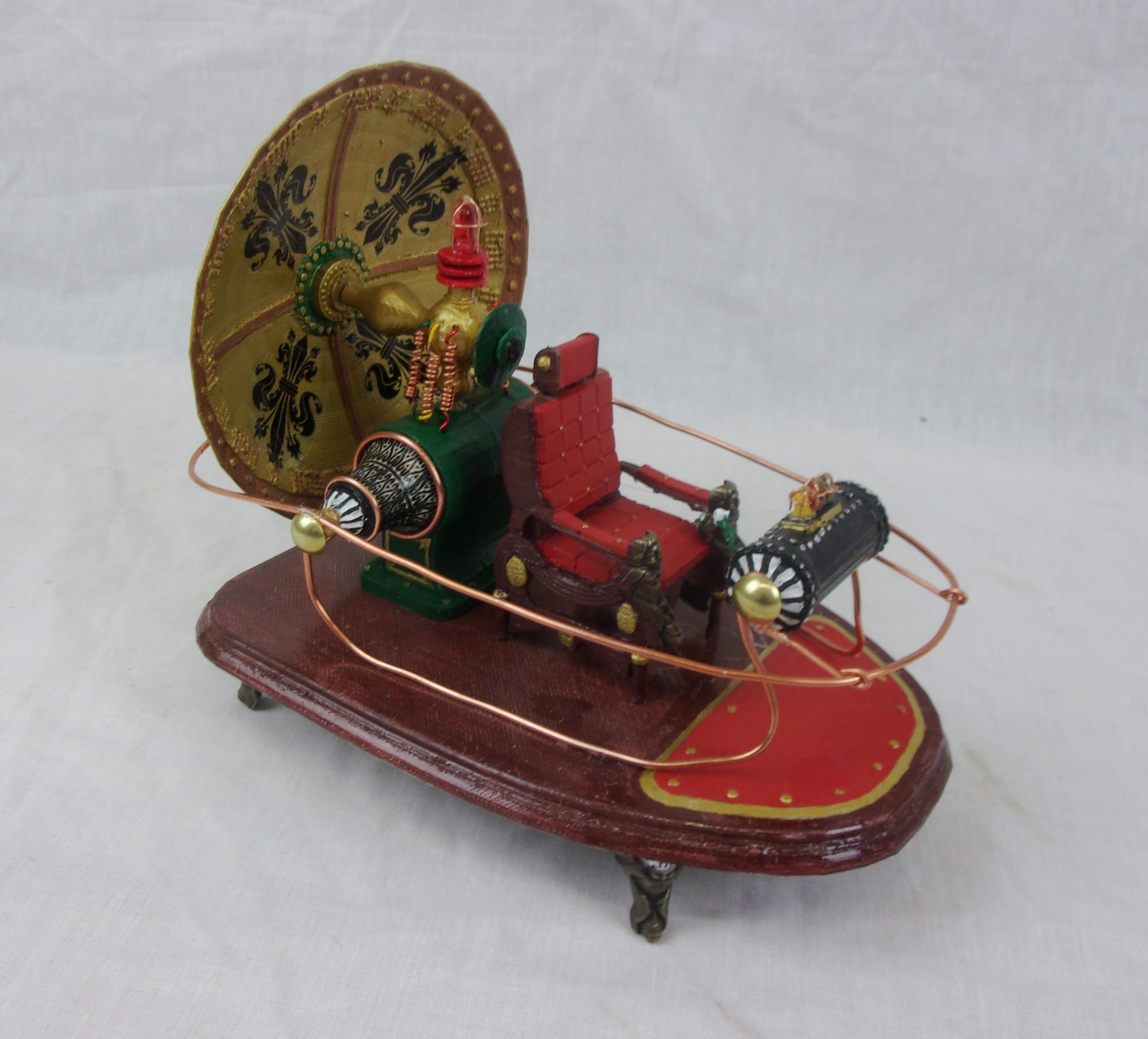 Hand-Painted And 3 D Printed Model Of H.G. Wells Time Machine From The 1960 Film - Image 6
