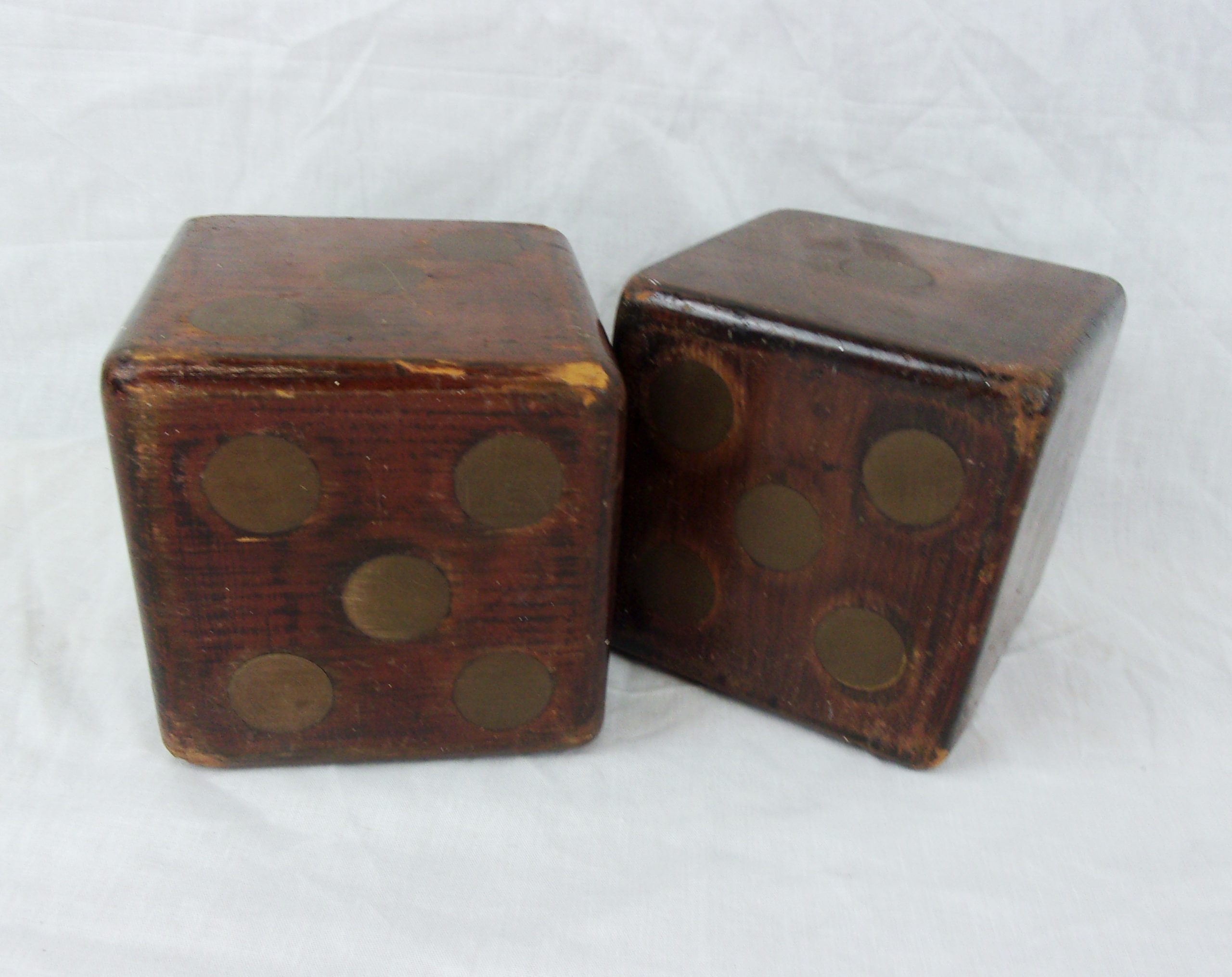 Victorian French Large Wooden Dice - Image 2