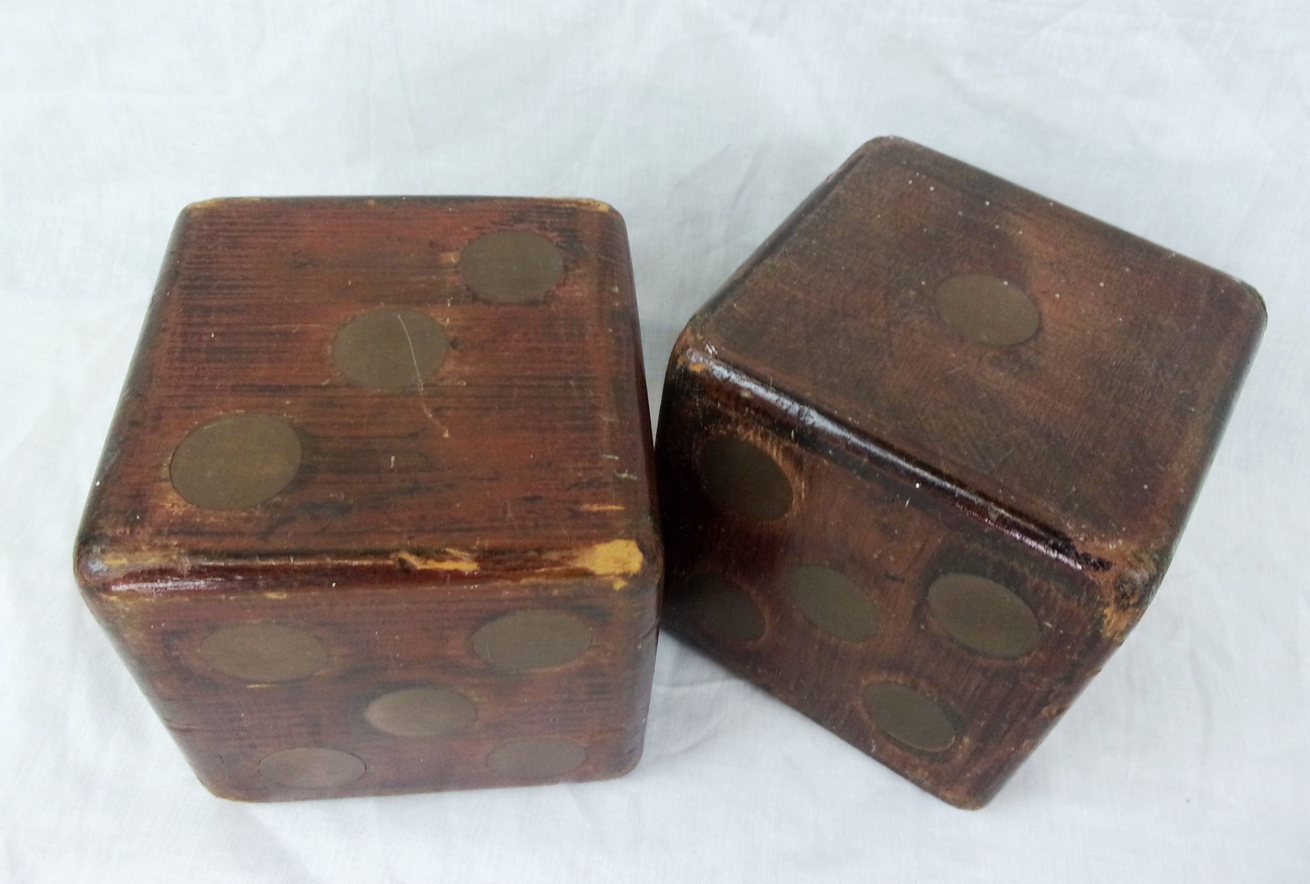 Victorian French Large Wooden Dice
