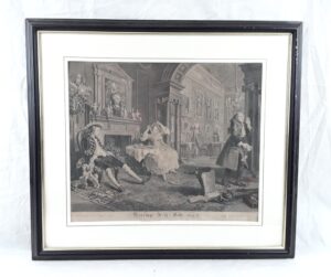 B. Baron Engraving ‘Marriage A-la-Mode’ Plate II After William Hogarth c1745