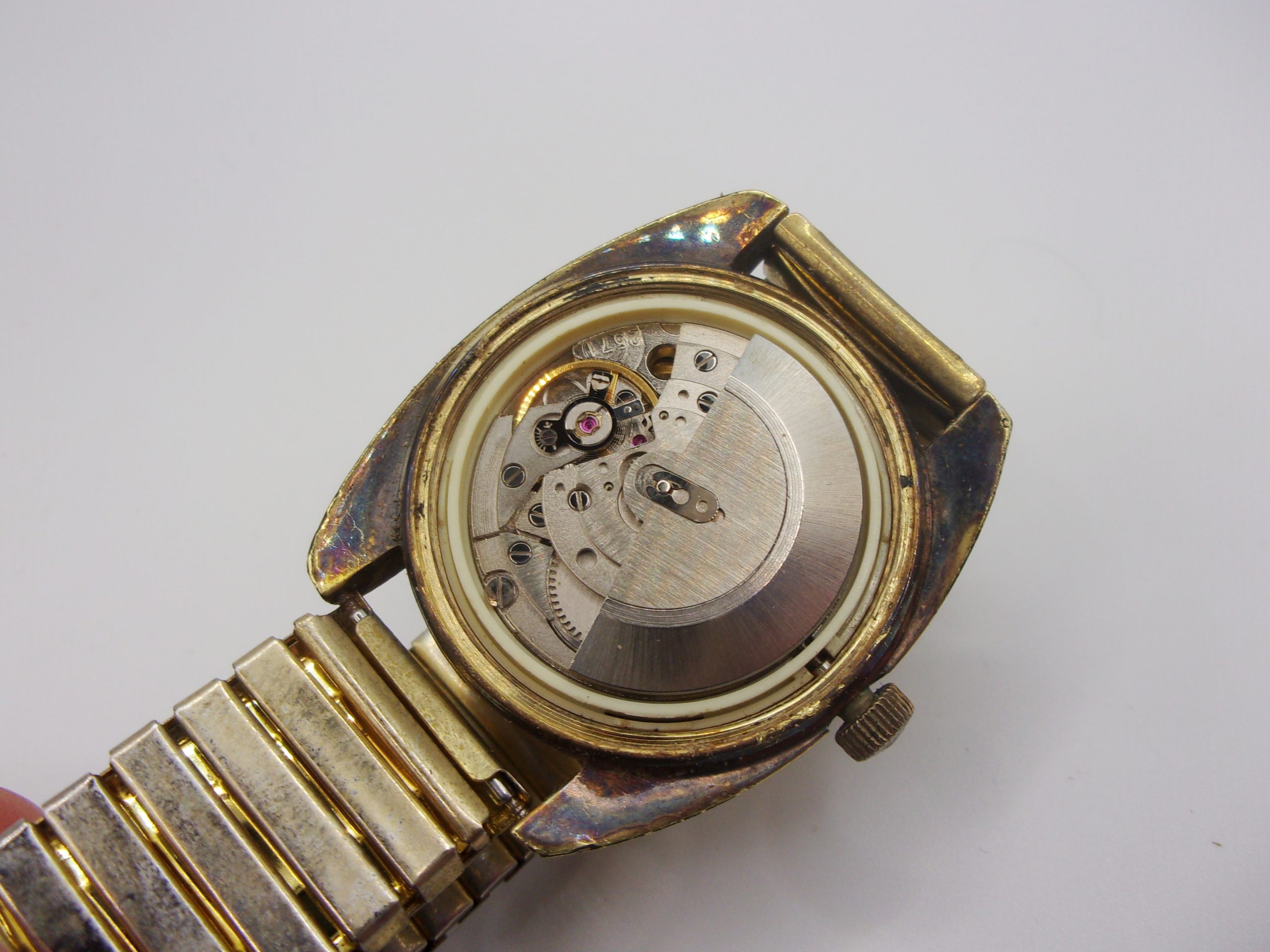 c1971 Tissot Seastar Automatic Gold Plated Wristwatch Engraved Commonwealth Games 1974 - Image 11