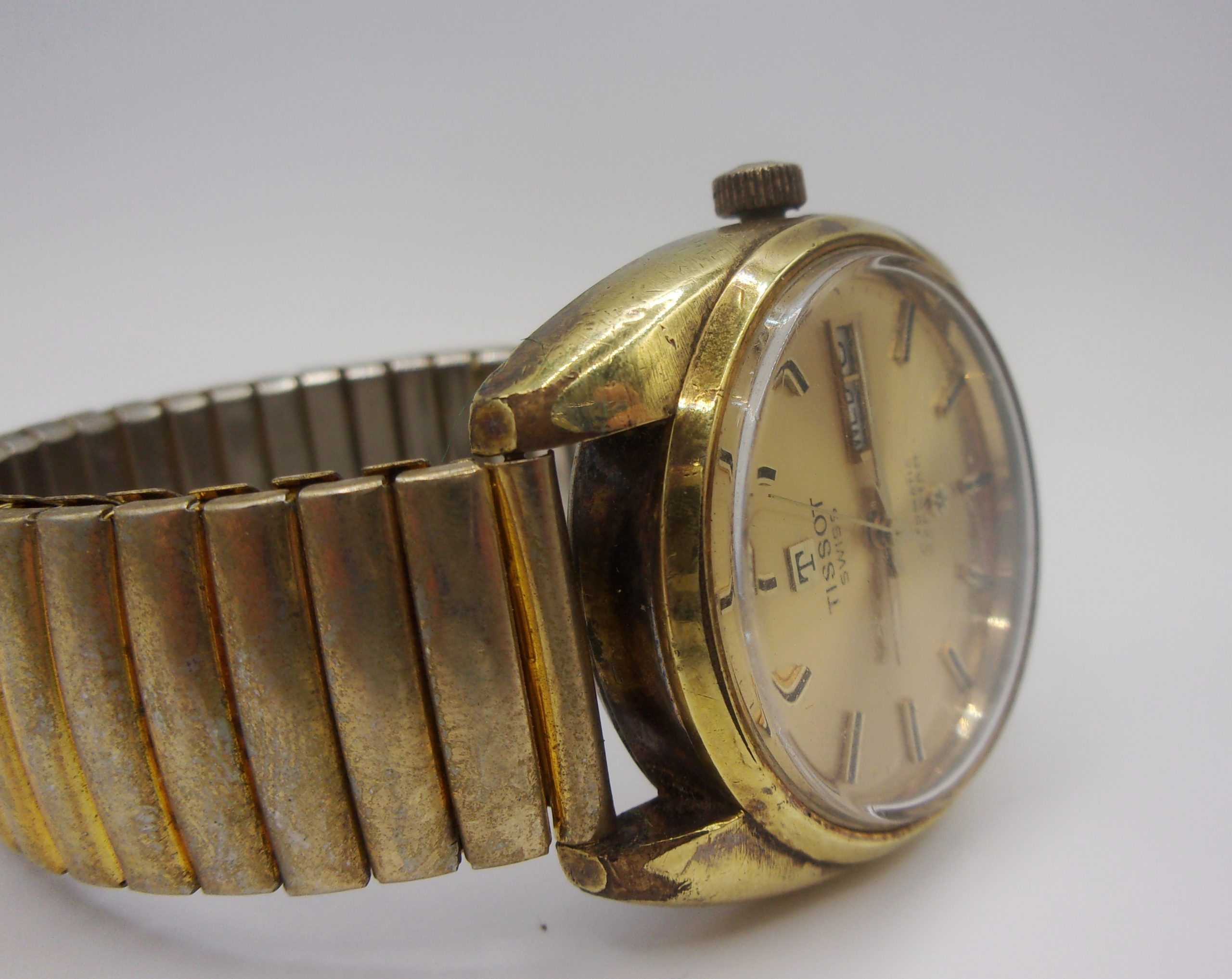 c1971 Tissot Seastar Automatic Gold Plated Wristwatch Engraved Commonwealth Games 1974 - Image 7