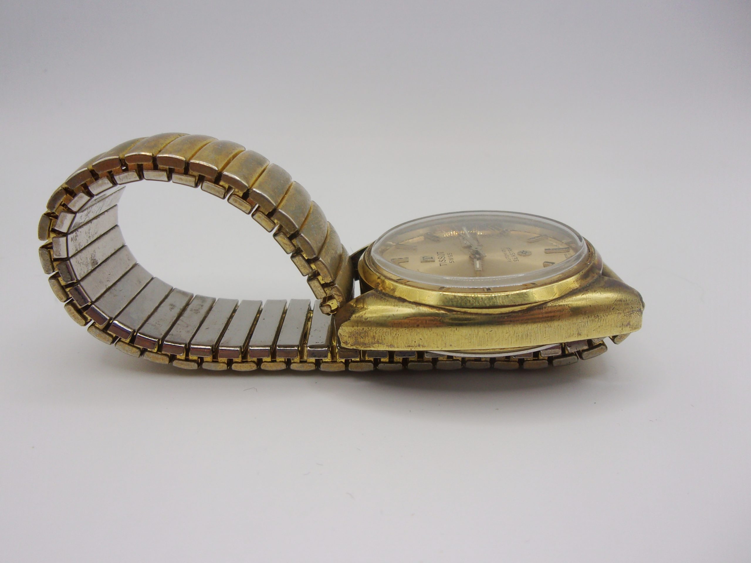 c1971 Tissot Seastar Automatic Gold Plated Wristwatch Engraved Commonwealth Games 1974 - Image 9