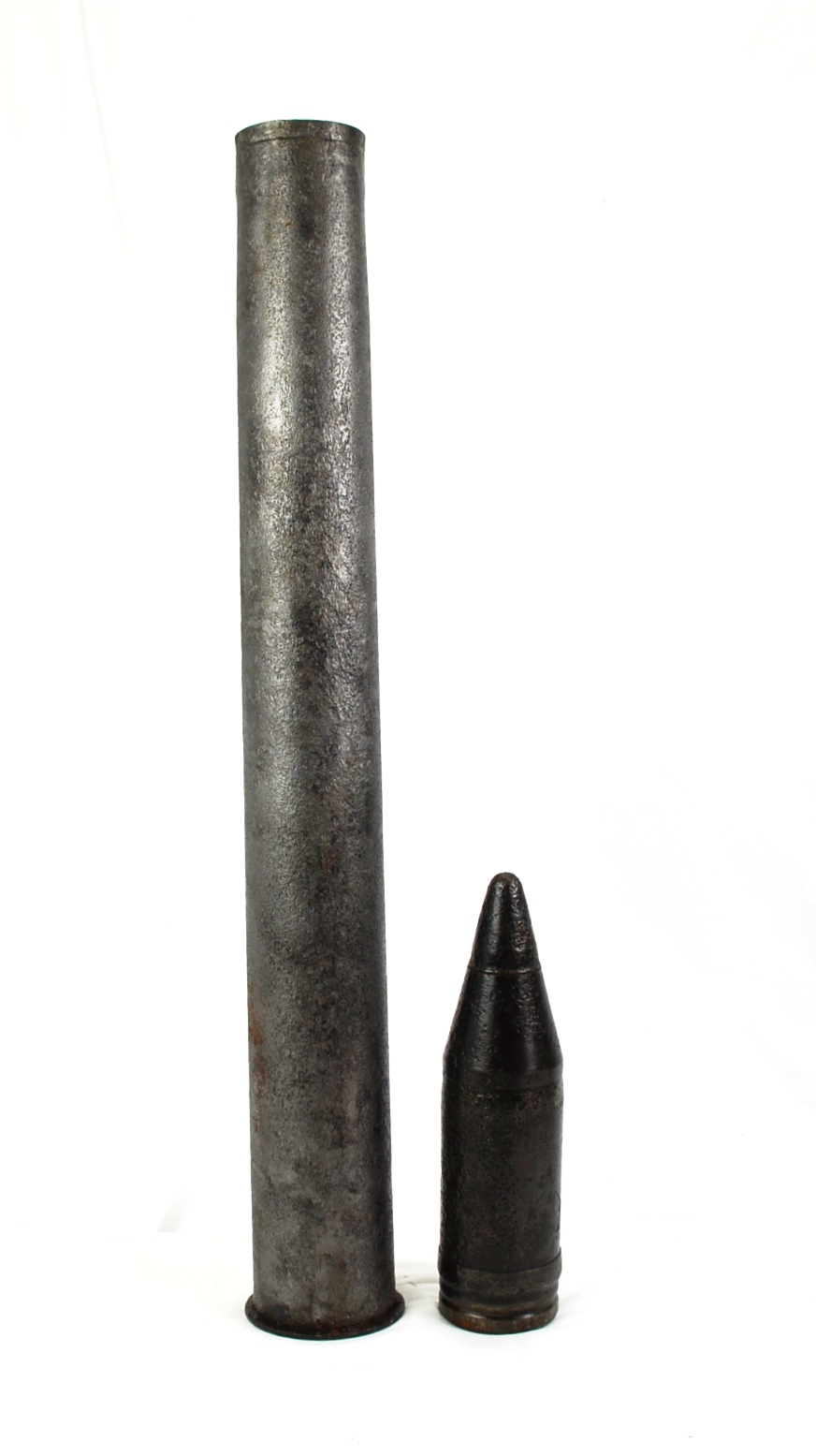 German WW2 A.P. Projectile PAK 40 with Ballistic and Piercing Cap