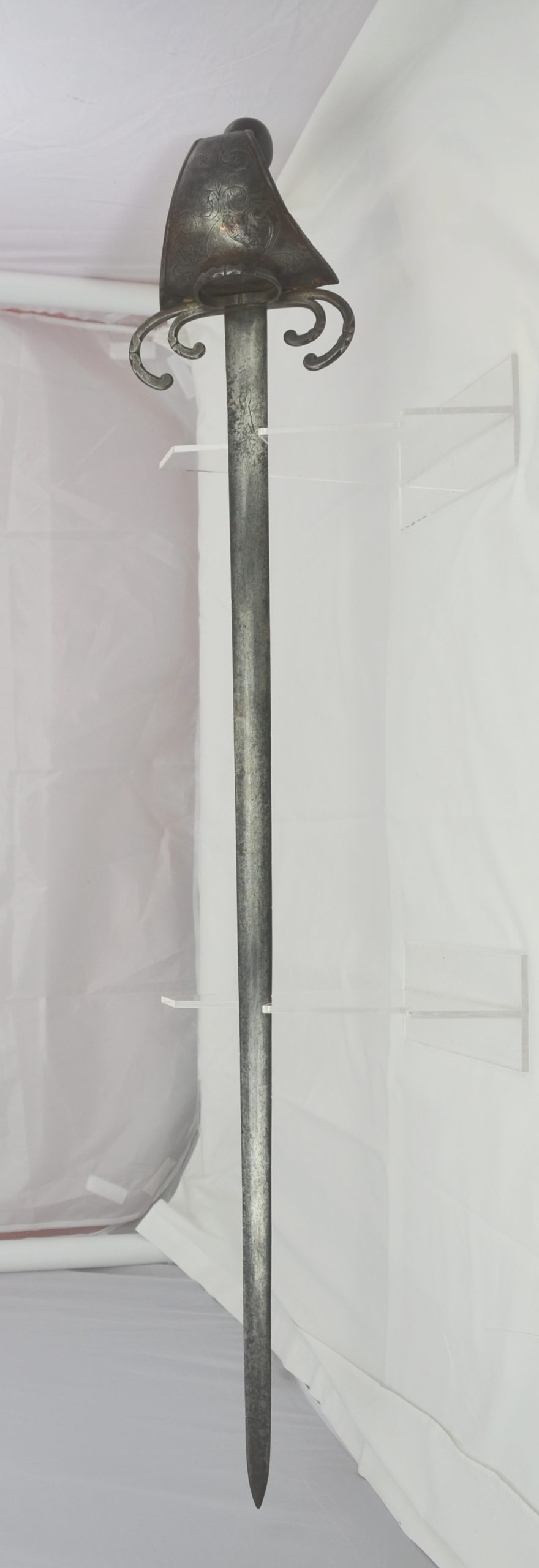 A 17th Century Continental 'Crab Claw' Hilted Rapier Sword With Solingen Blade