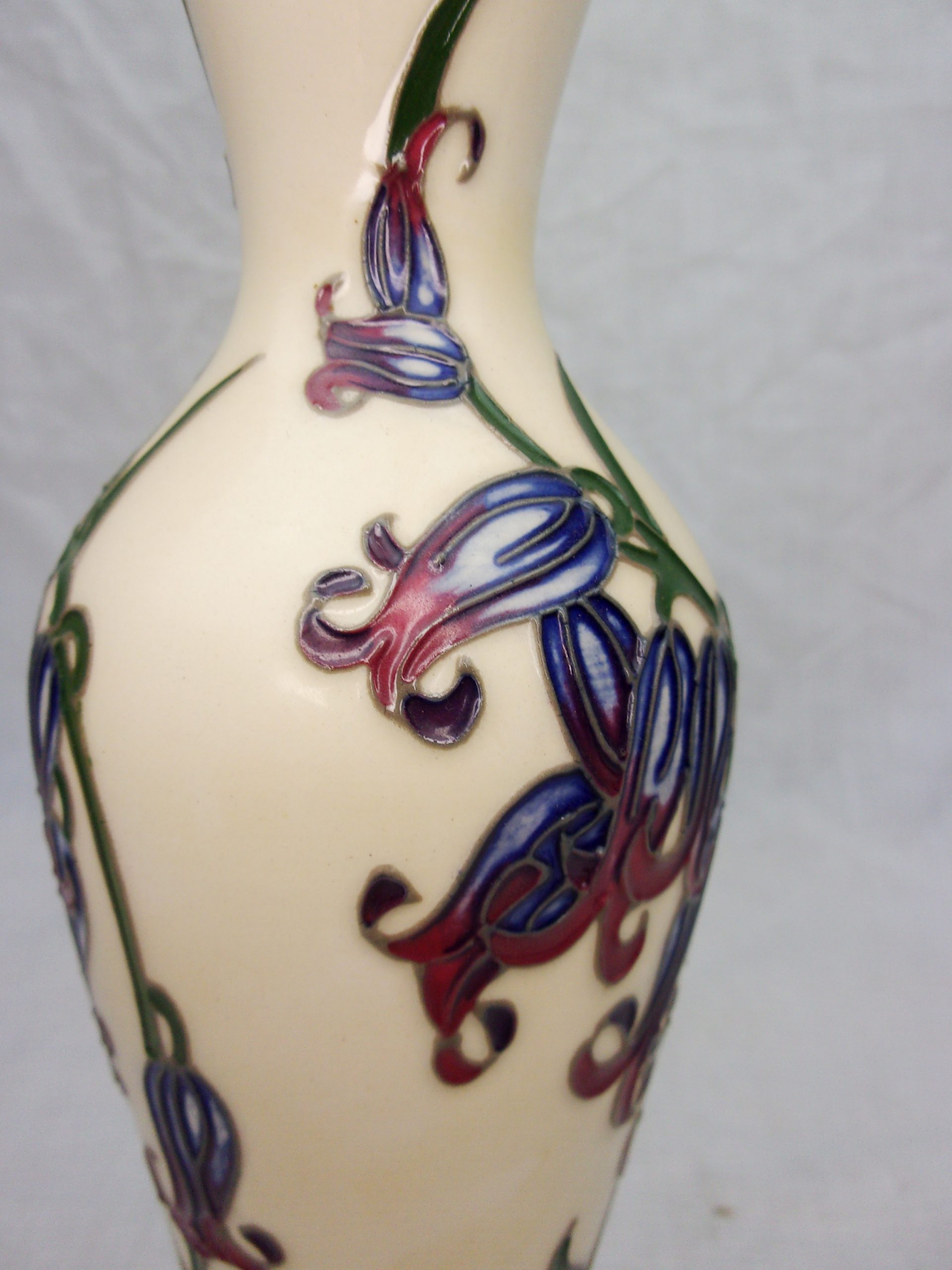 Moorcroft Bluebell Harmony Pattern Vase - Image 3