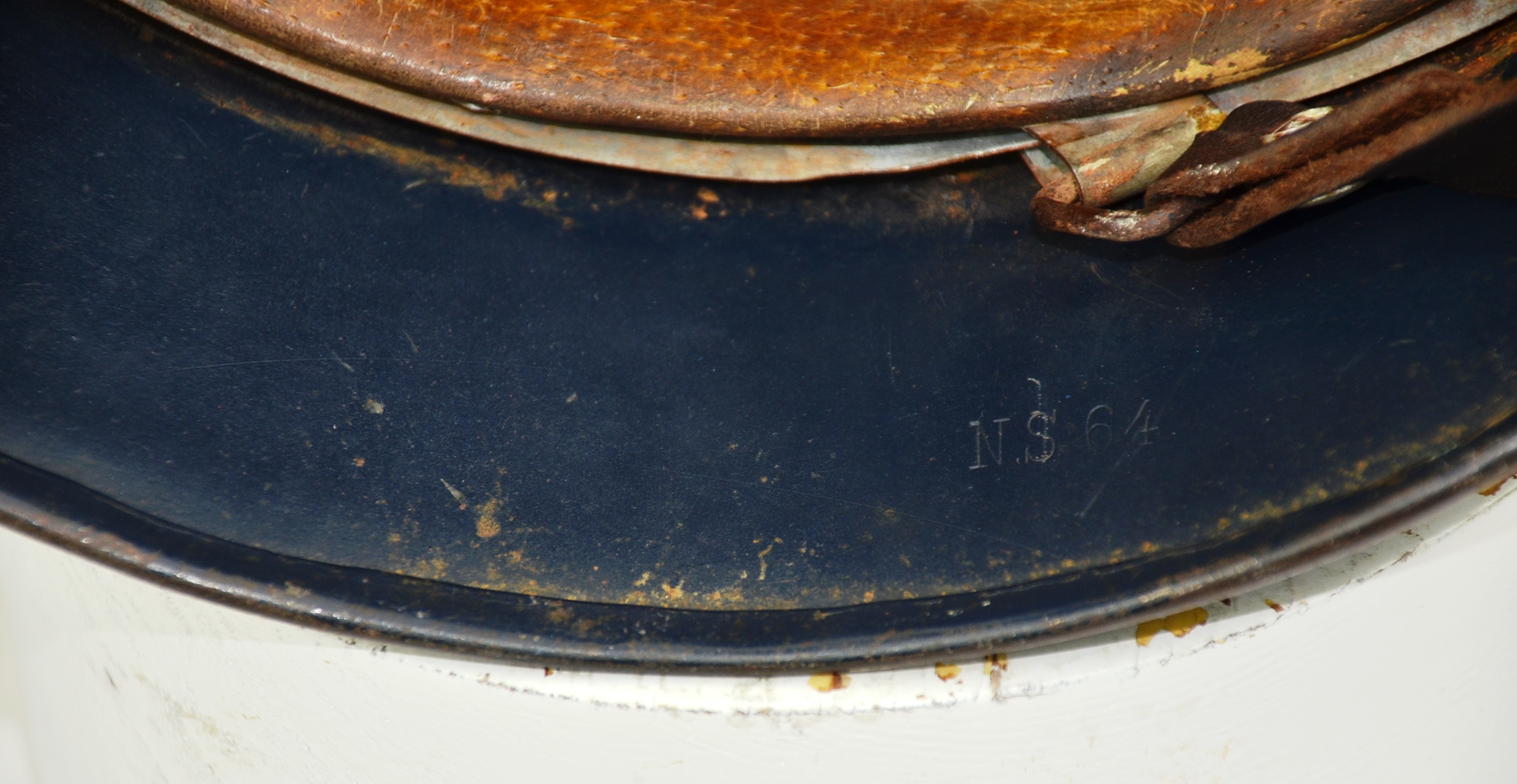 Original WW2 Double Decal German M35 Helmet - Image 8
