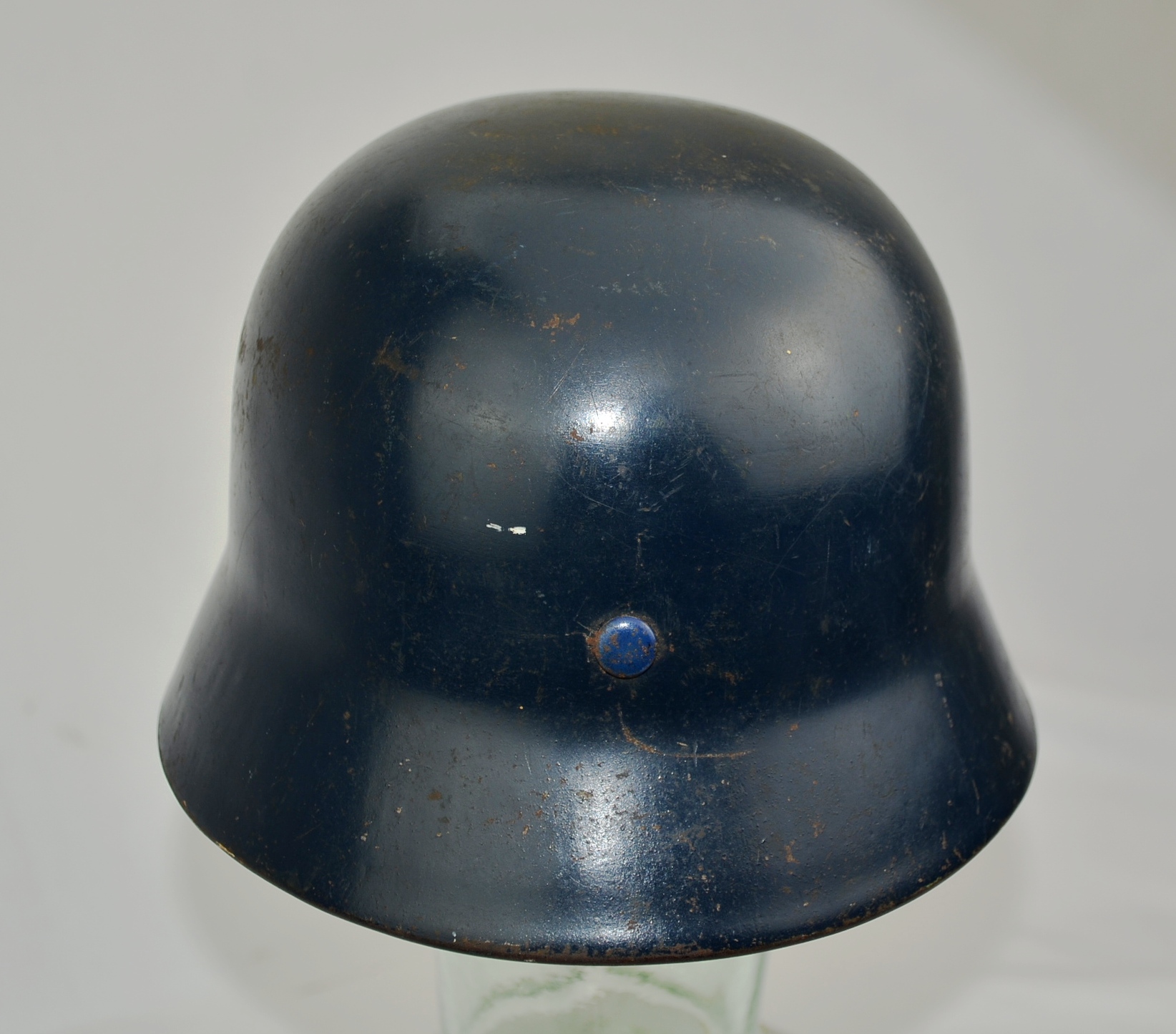 Original WW2 Double Decal German M35 Helmet - Image 4