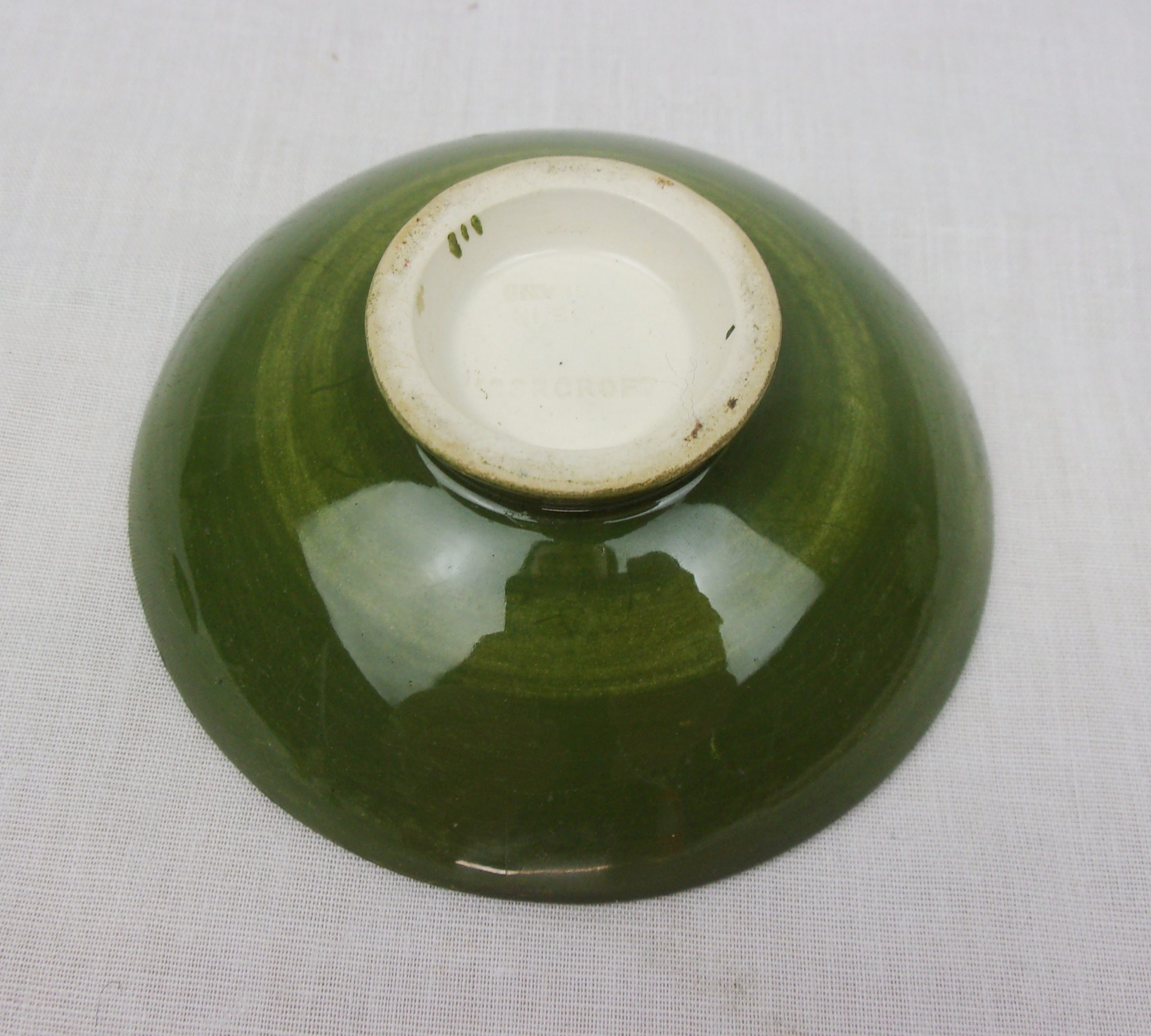 Moorcroft Hibiscus Pattern Small Pedestal Bowl - Image 3