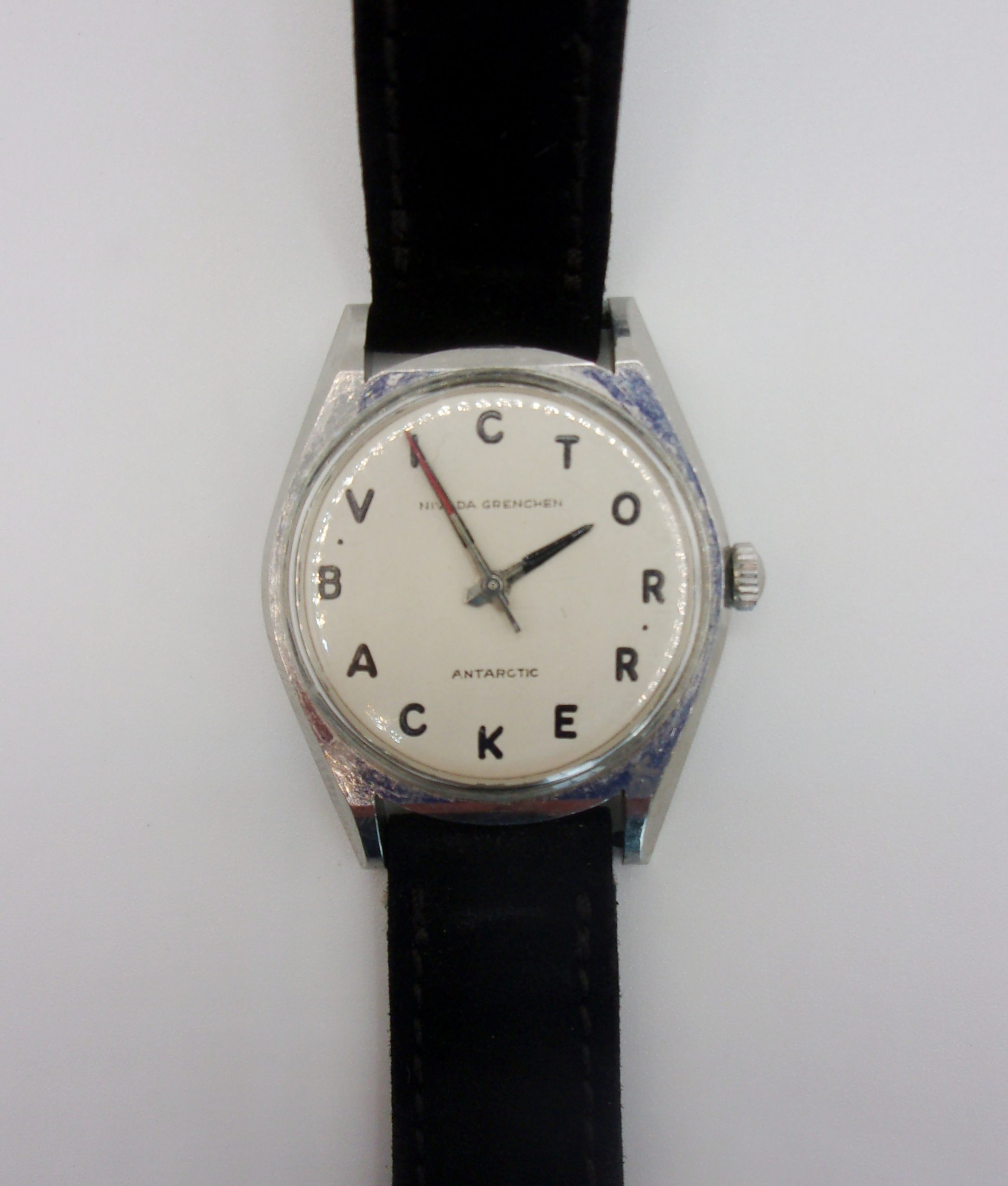 Nivada Grenchen ‘Victor Backer’ Antarctic Stainless Steel Automatic Wristwatch - Image 4