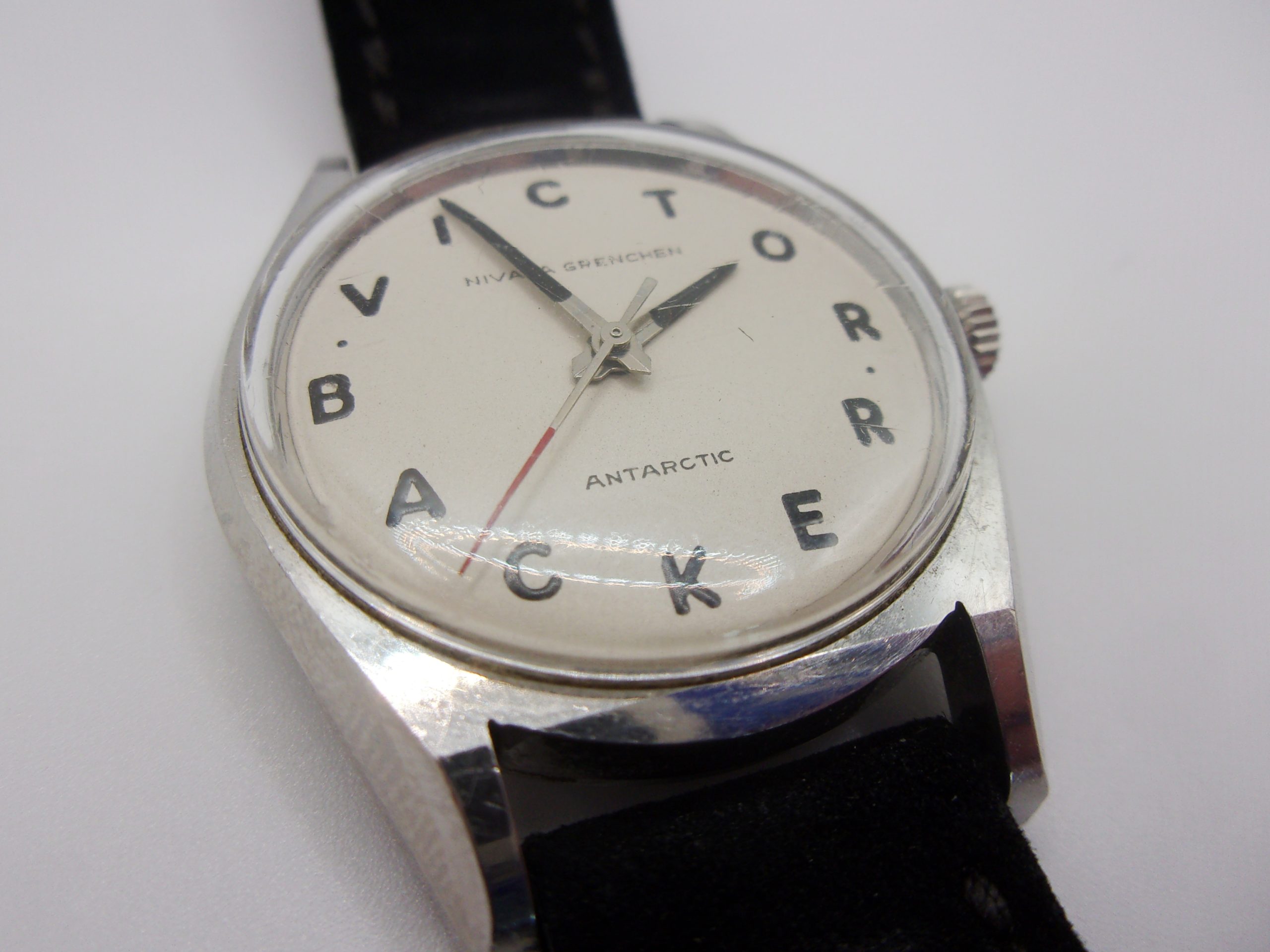 Nivada Grenchen ‘Victor Backer’ Antarctic Stainless Steel Automatic Wristwatch - Image 10