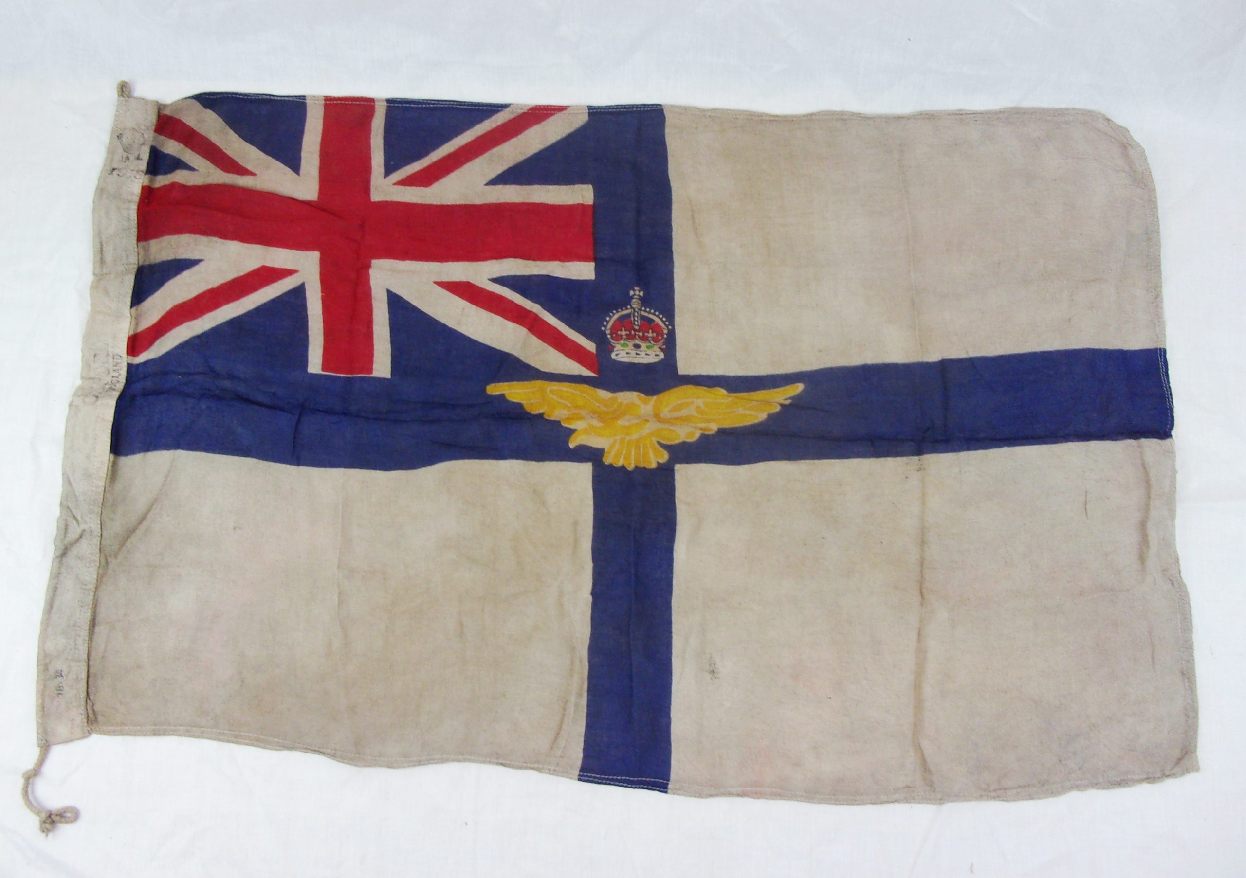 WW1 Royal Flying Corps Linen Flag Dated 1918