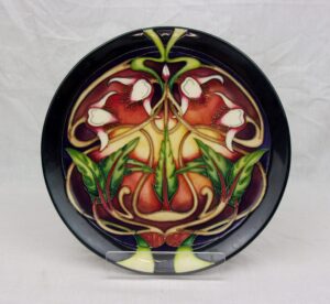 Moorcroft Stylised Orchid Pattern Plate No. 199 of 400