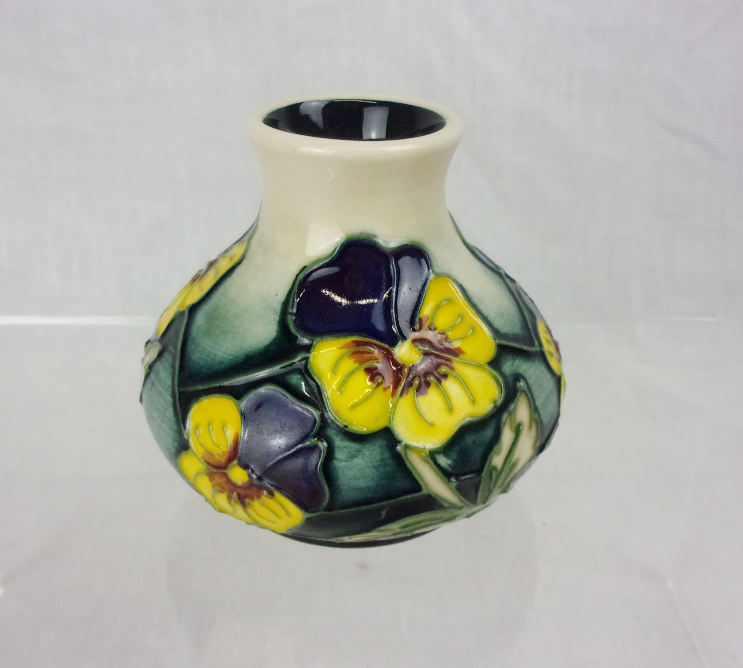 Moorcroft Pansy Parade Pattern Small Vase - Image 2