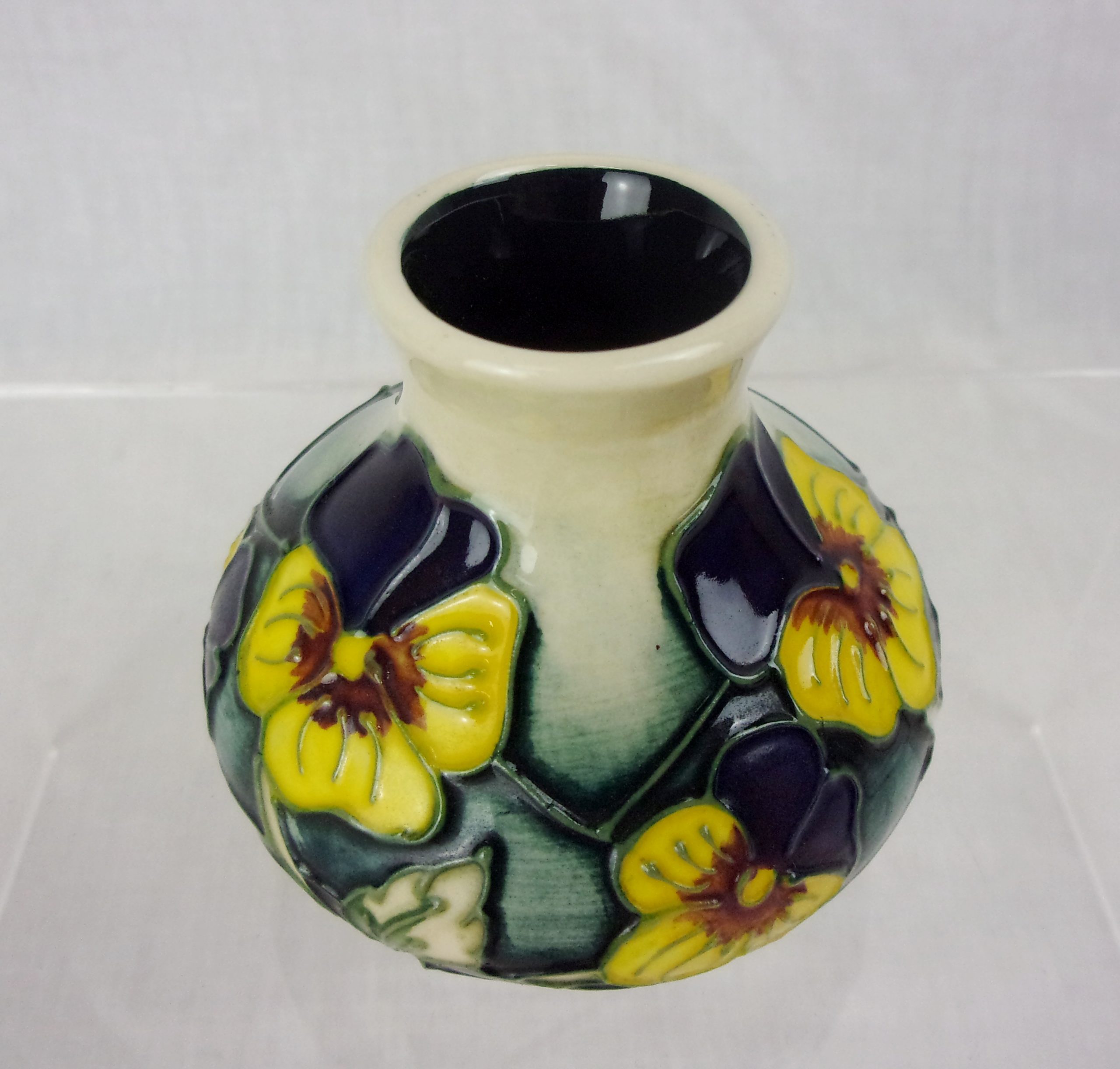 Moorcroft Pansy Parade Pattern Small Vase - Image 4