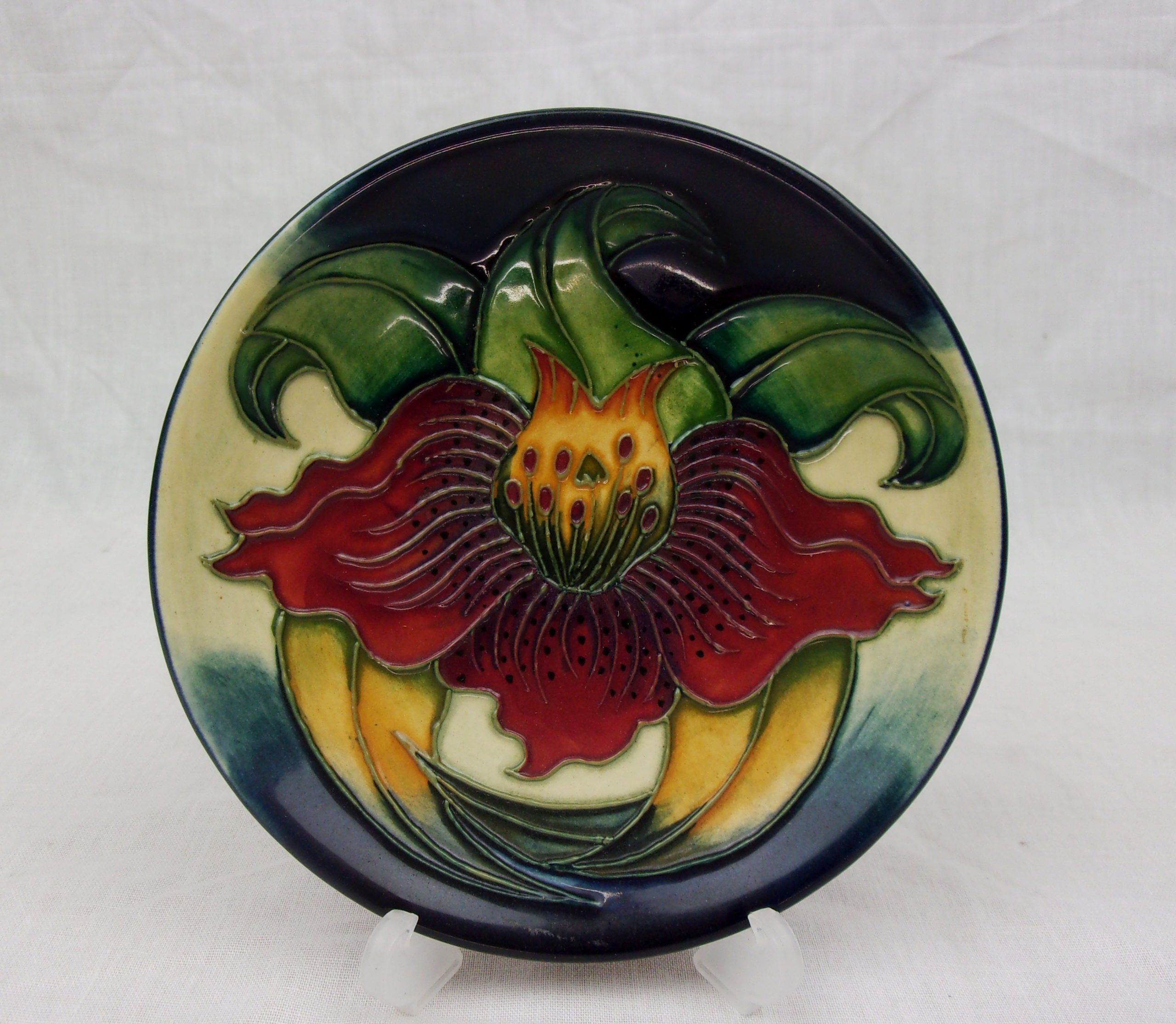 Moorcroft Orchid Pattern Pin Dish