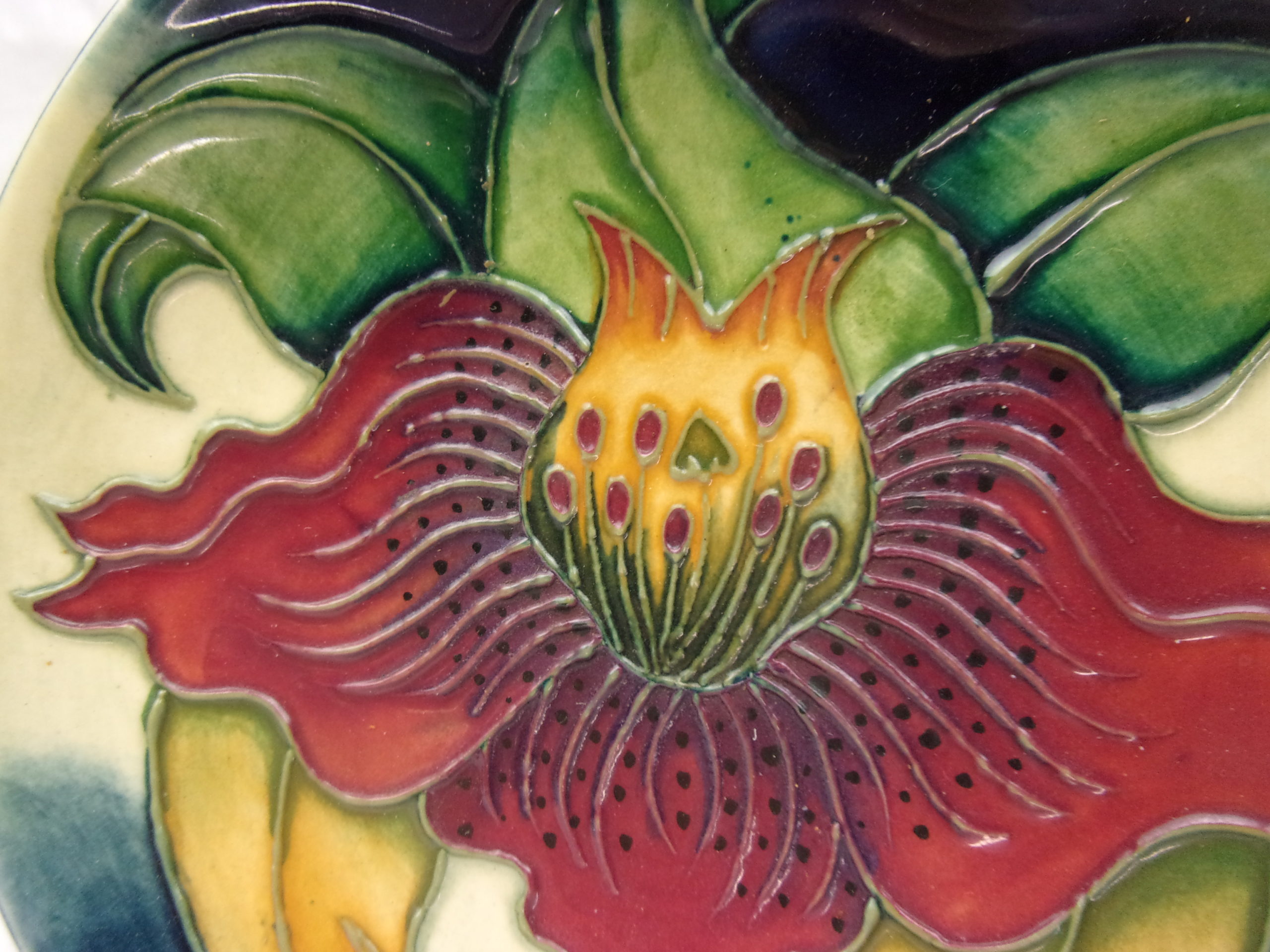 Moorcroft Orchid Pattern Pin Dish - Image 2