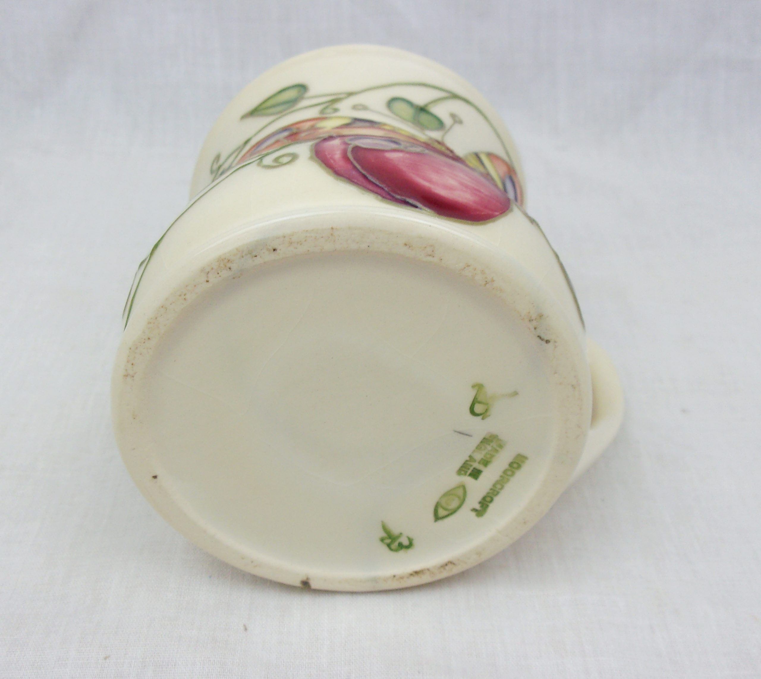 Moorcroft Butterfly Mug c1994 - Image 5