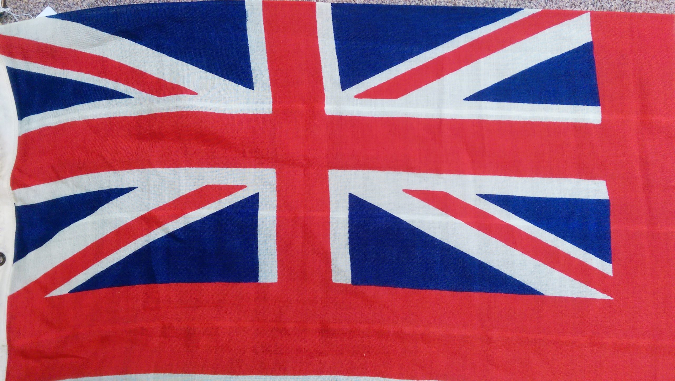 WW2 British Royal Navy White Ensign Ships Flag From HMS Pink Flower Class Corvette - Image 4