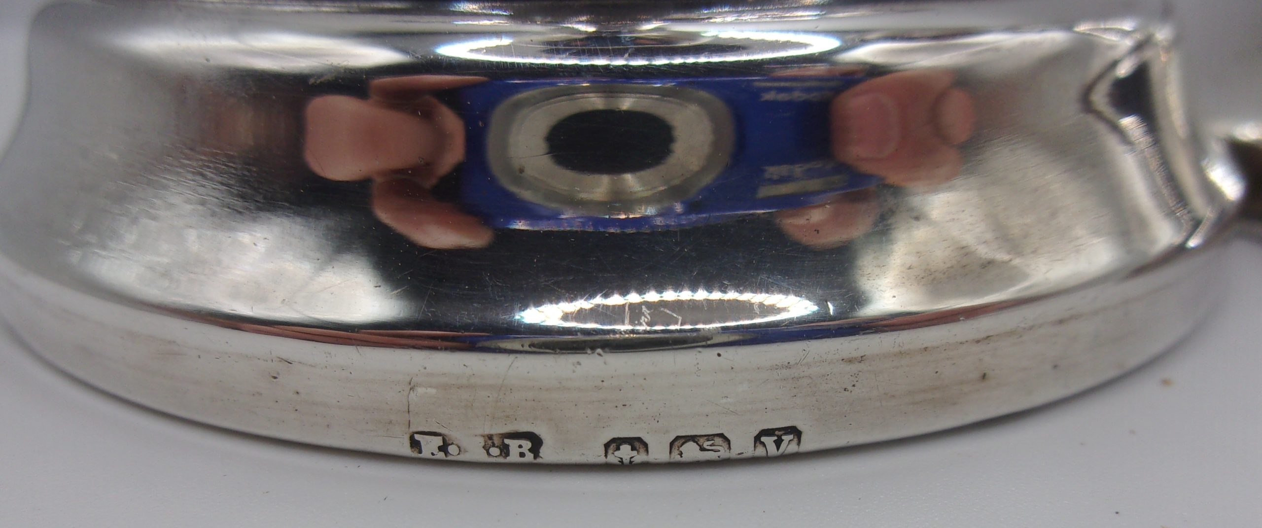 Pair Of Squat Sterling Silver Candlesticks – Birmingham 1920 - Image 5