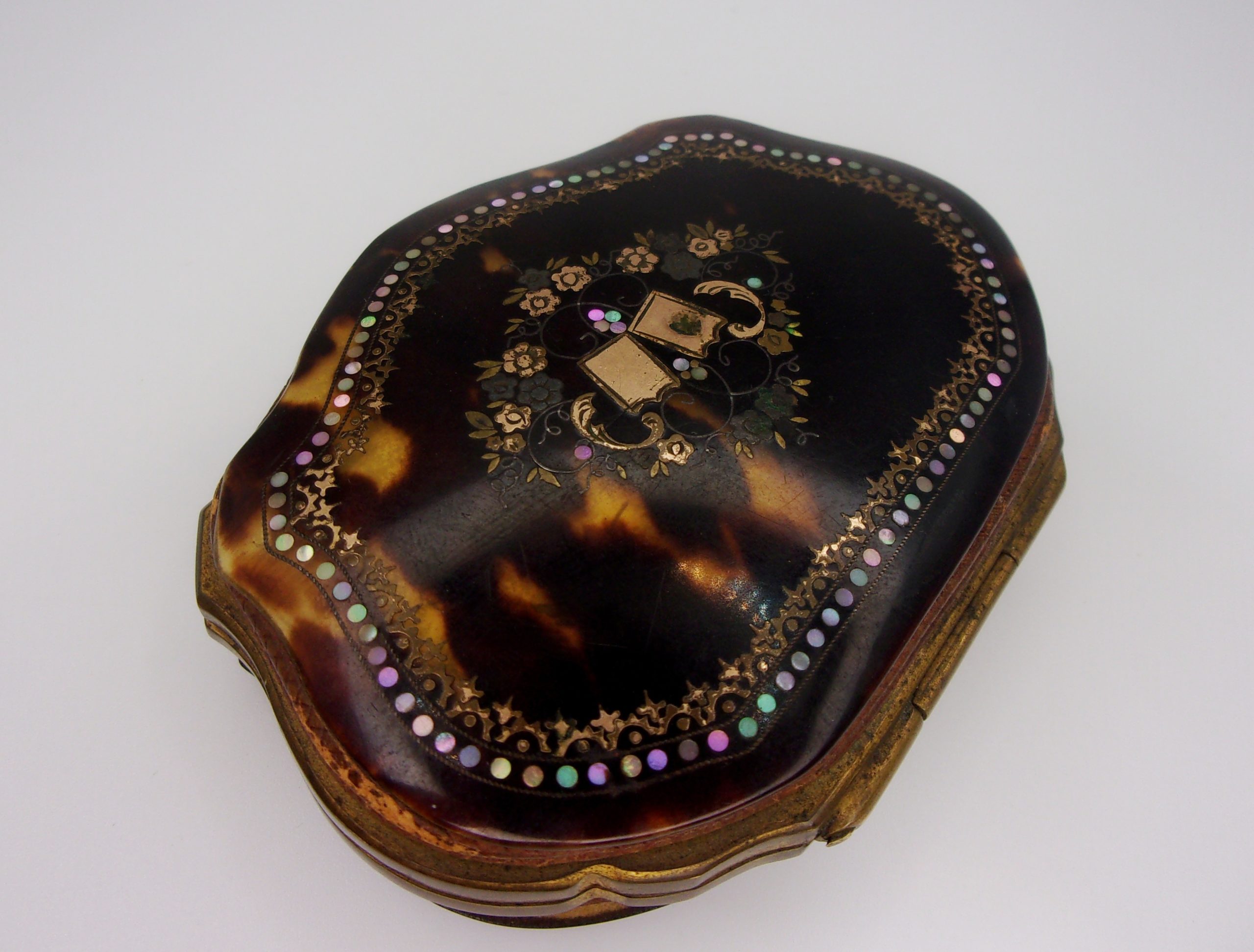 Victorian Tortoise Shell, Gold & Mother of Pearl Ladies Purse - Image 13