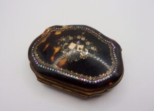 Victorian Tortoise Shell, Gold & Mother of Pearl Ladies Purse