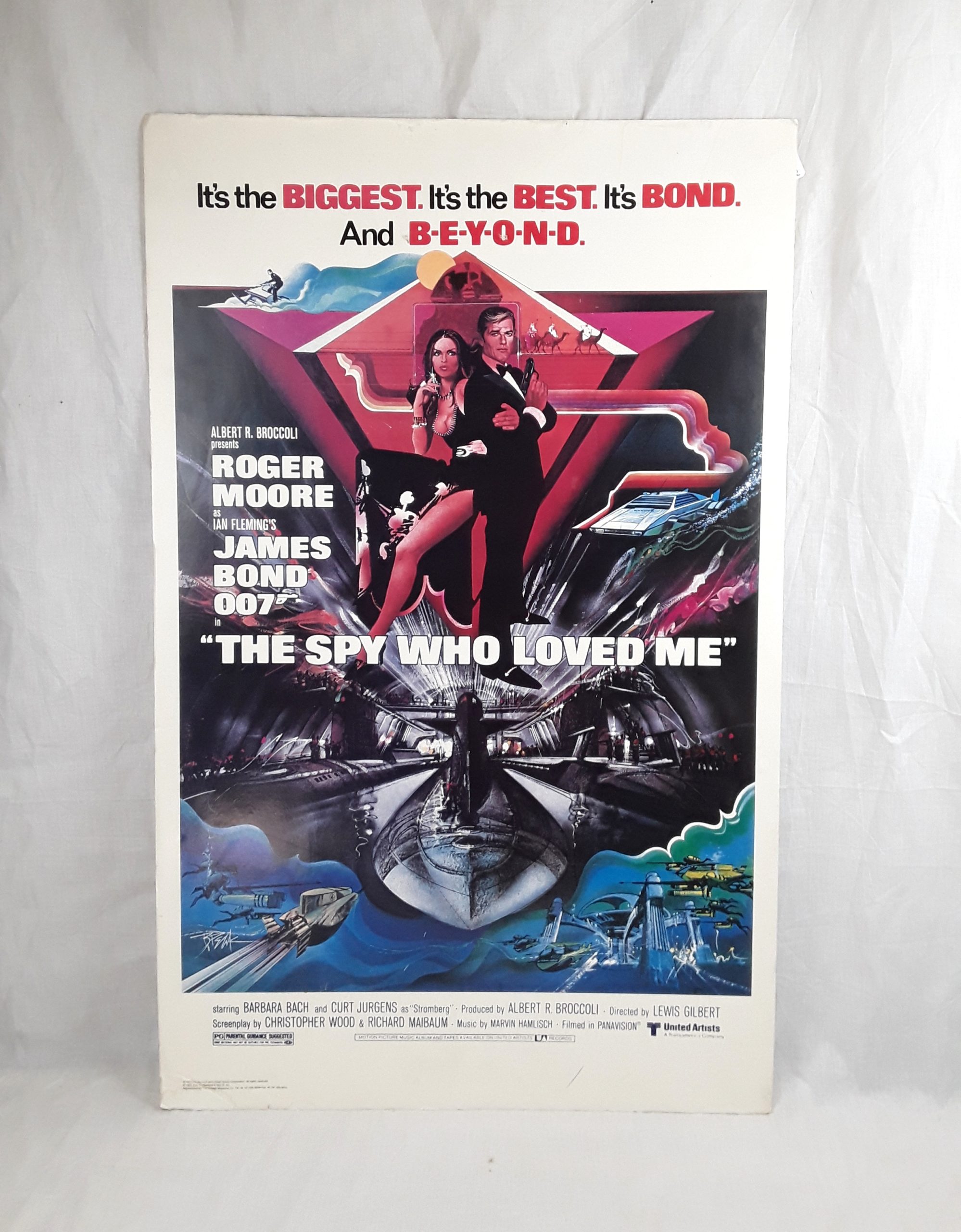 James Bond The Spy Who Loved Me Reissue Cinema Poster