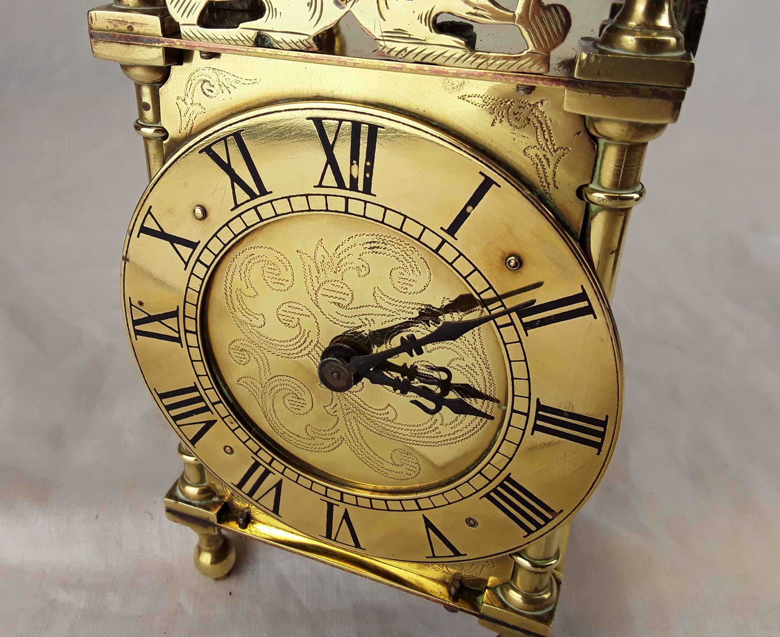 Late Victorian Lantern Clock With French Movement - Image 3