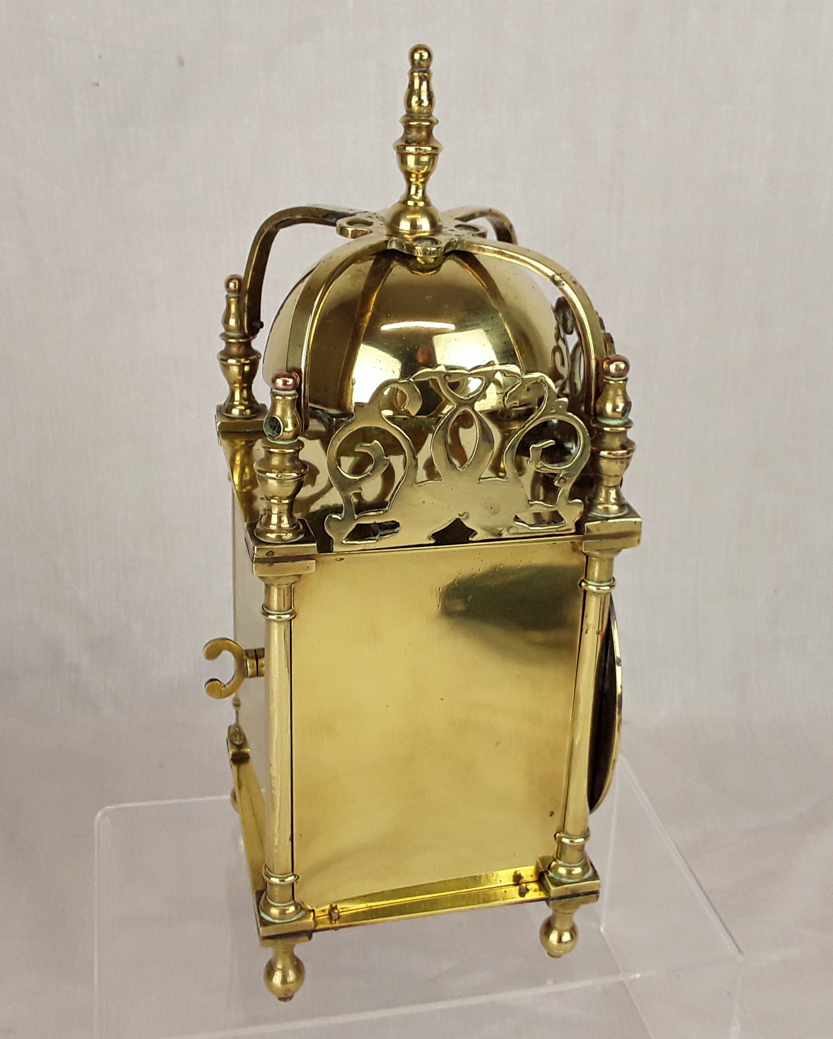 Late Victorian Lantern Clock With French Movement - Image 8