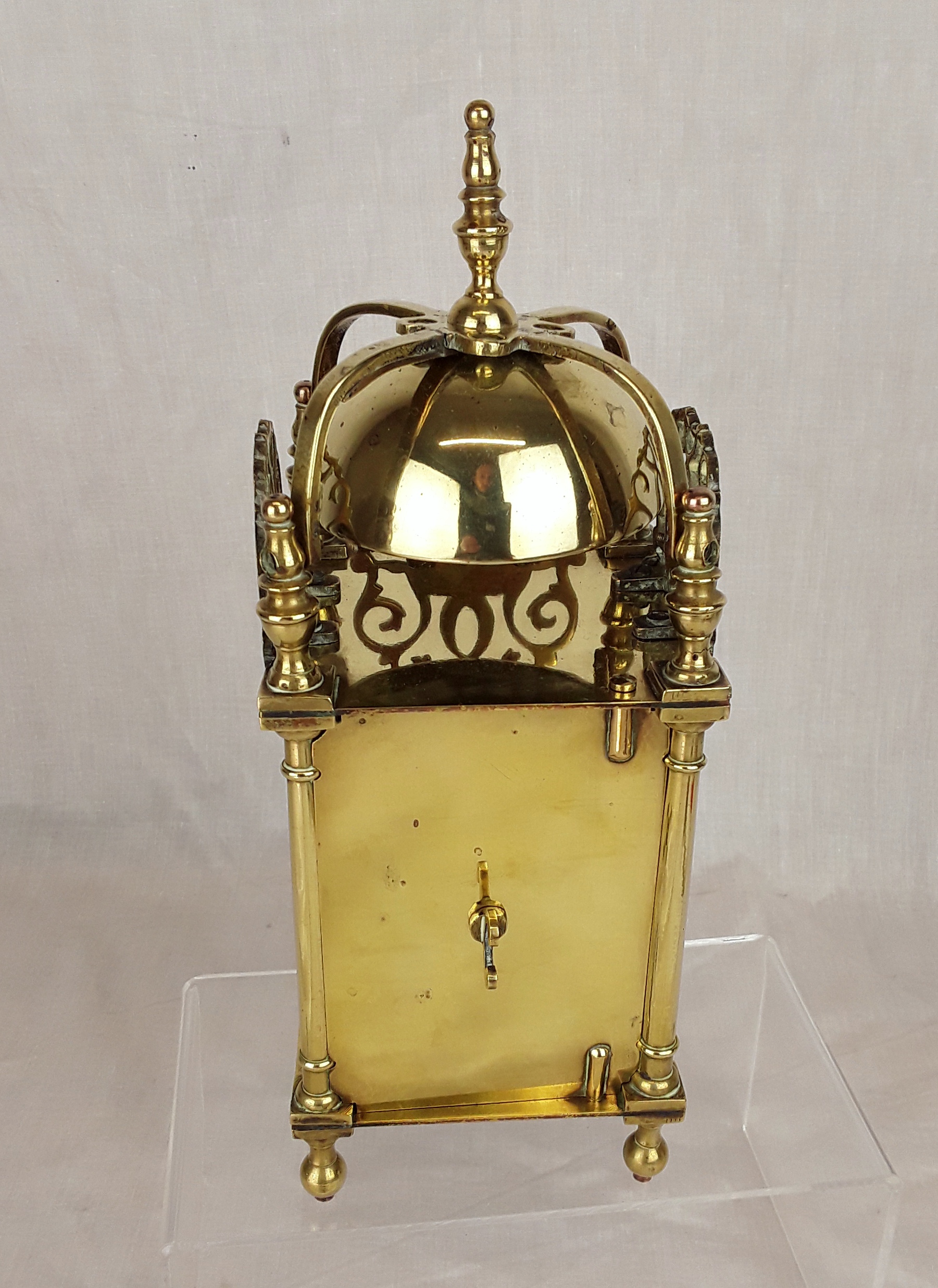 Late Victorian Lantern Clock With French Movement - Image 9