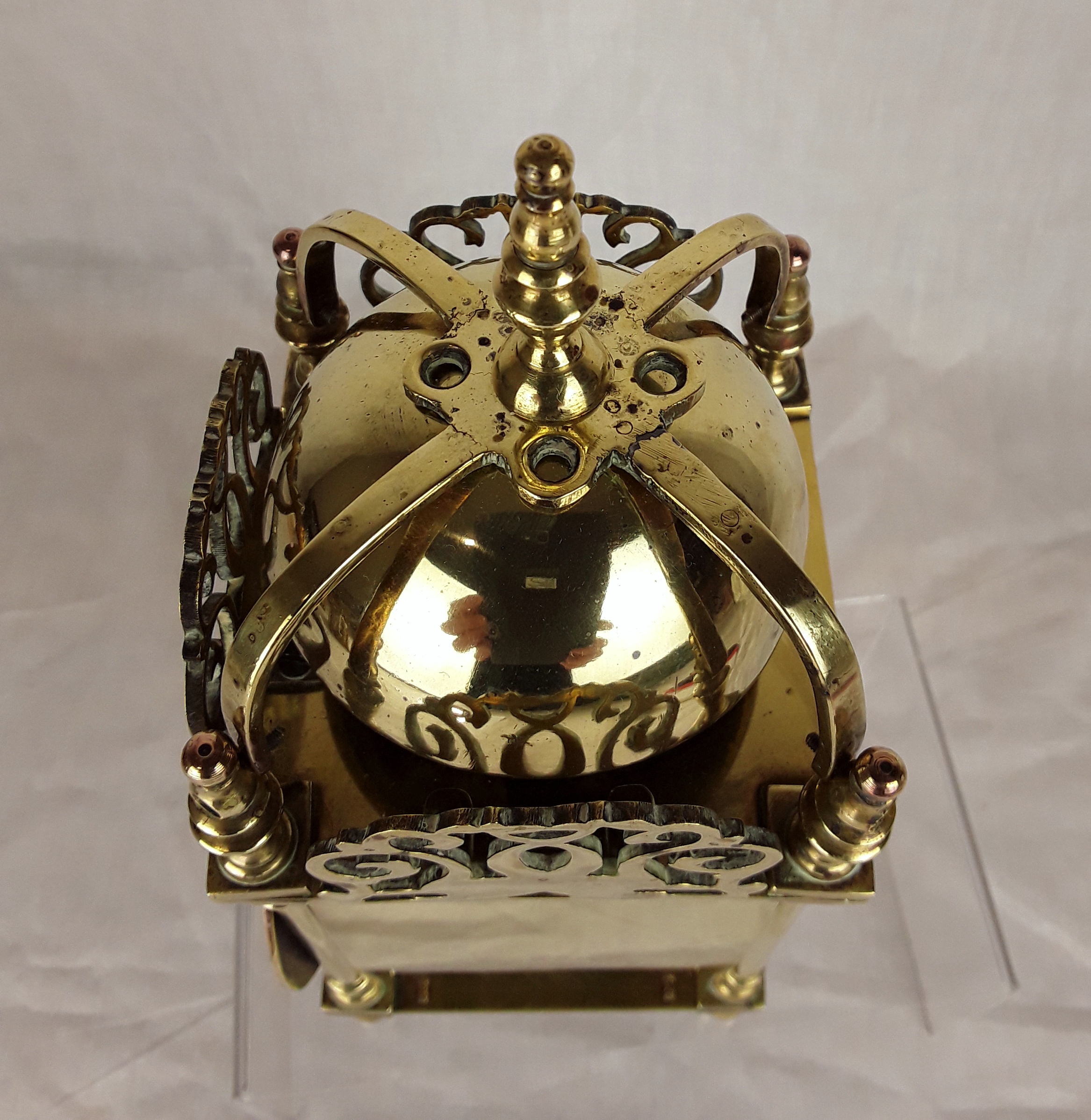 Late Victorian Lantern Clock With French Movement - Image 4