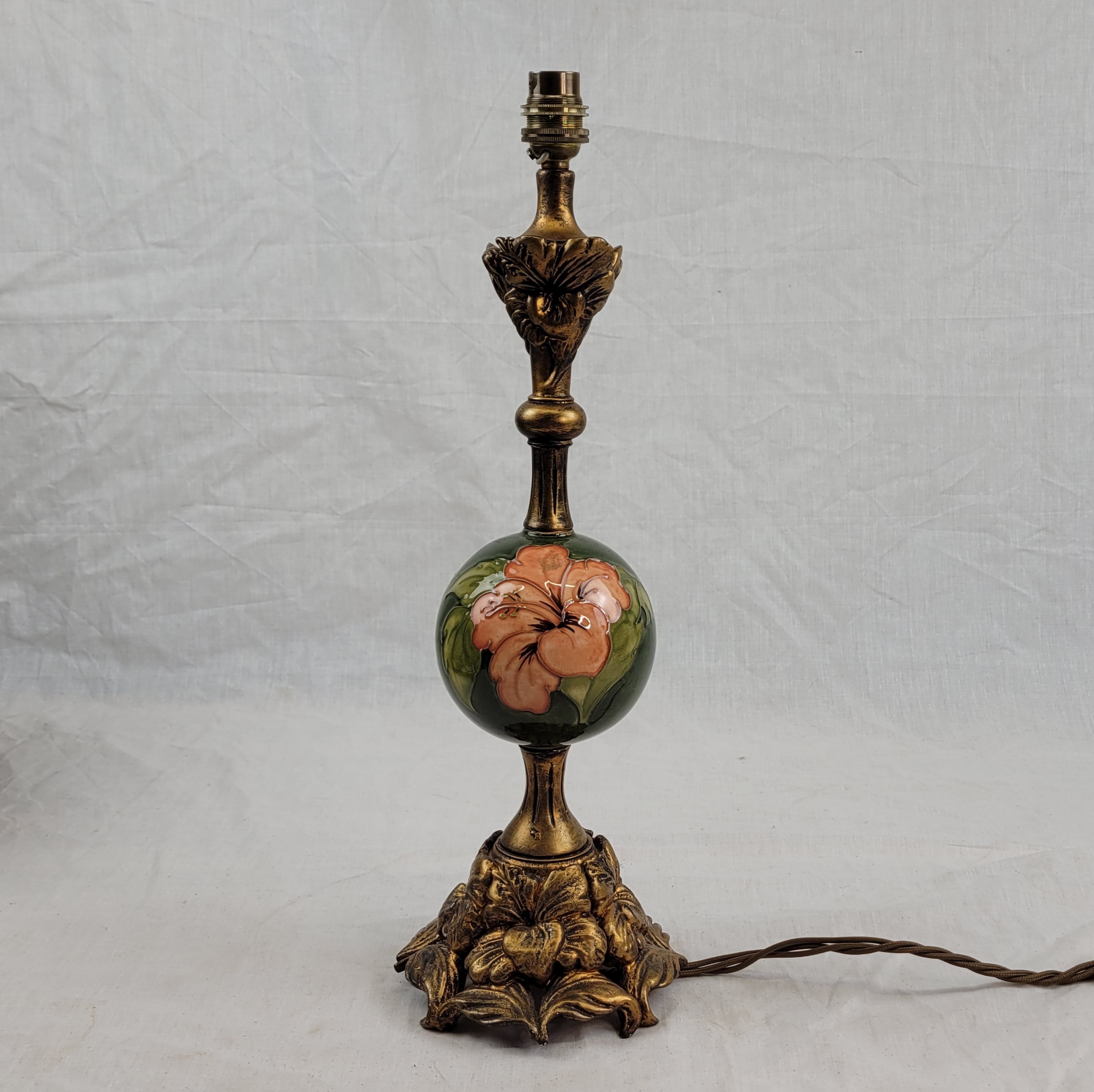 Moorcroft Magnolia Pattern Table Lamp With Shade - Image 5