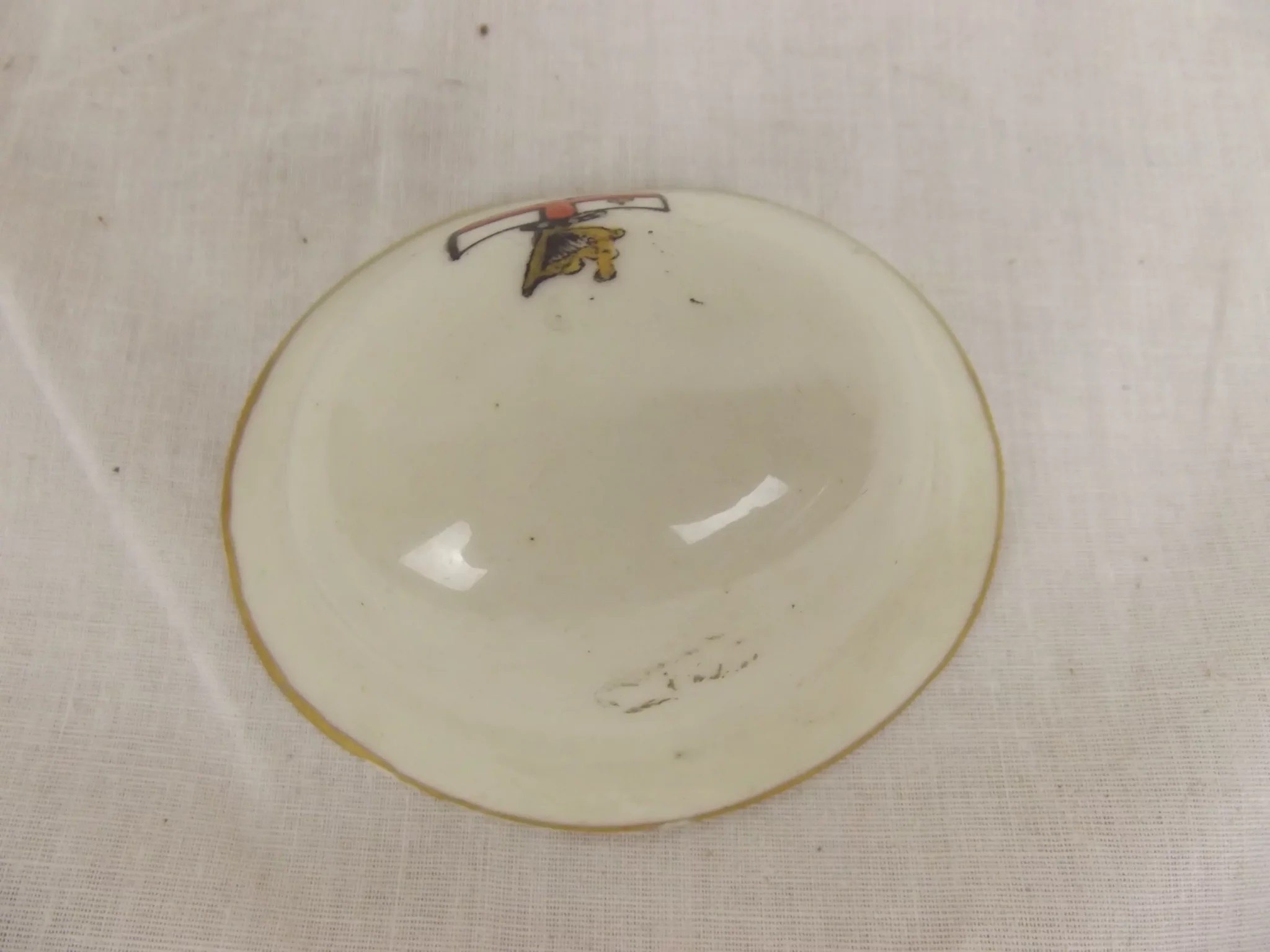 Purcelle Crested China WW1 Brodie Helmet With Londonderry Crest - Image 6